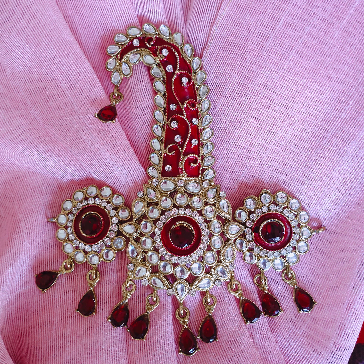 Perfect Safa Kalangi Brooch for Men
