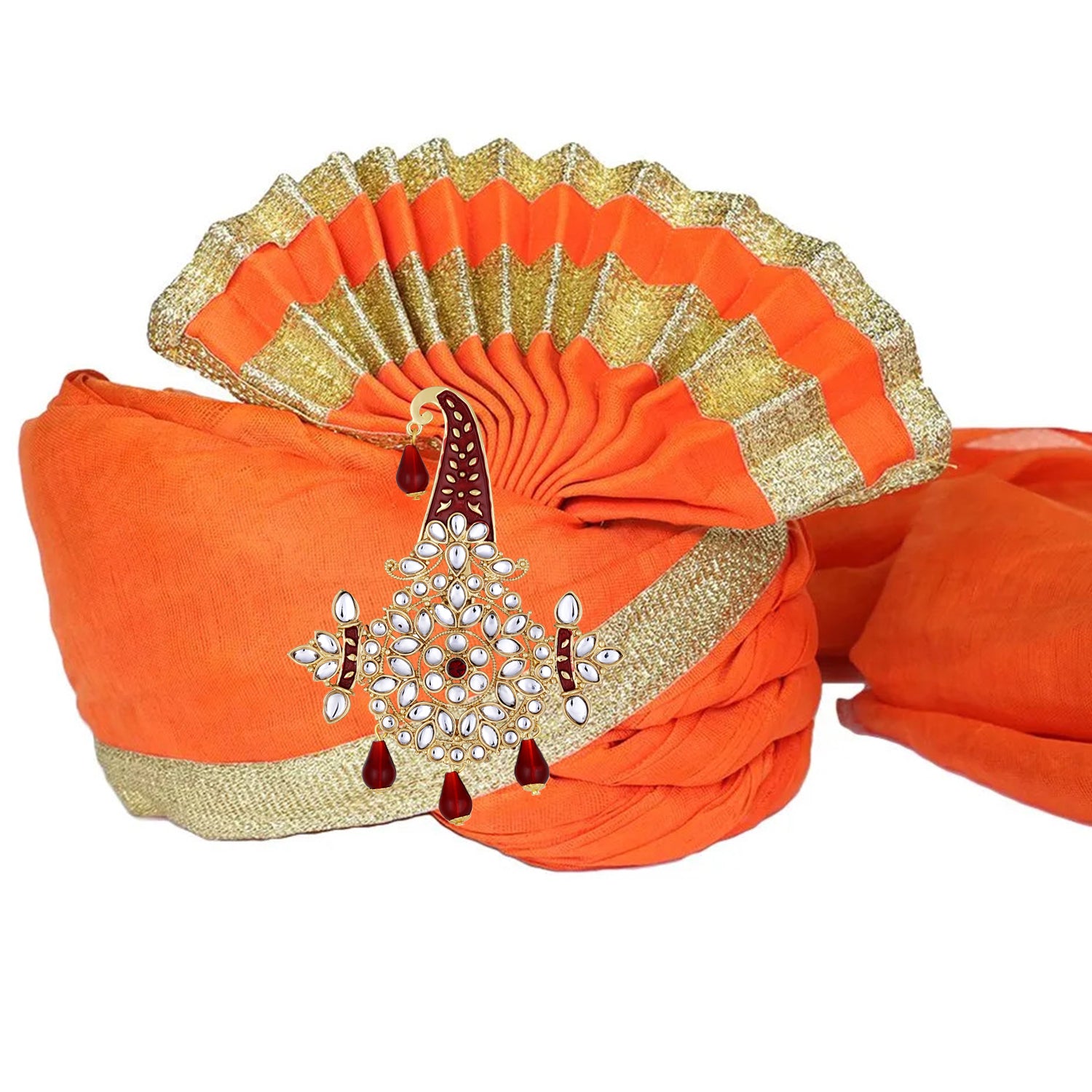 Perfect Safa Kalangi Brooch for Men