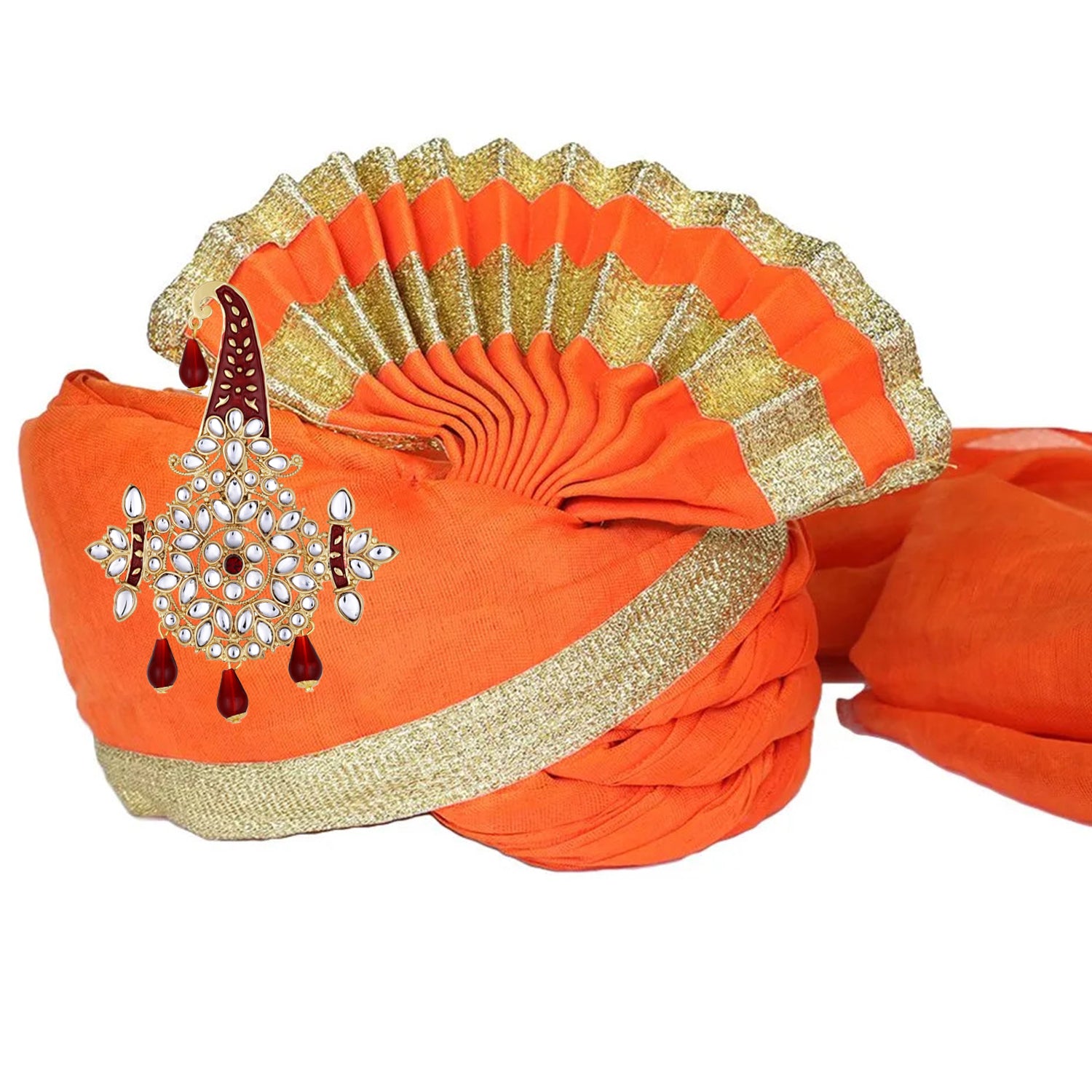 Perfect Safa Kalangi Brooch for Men