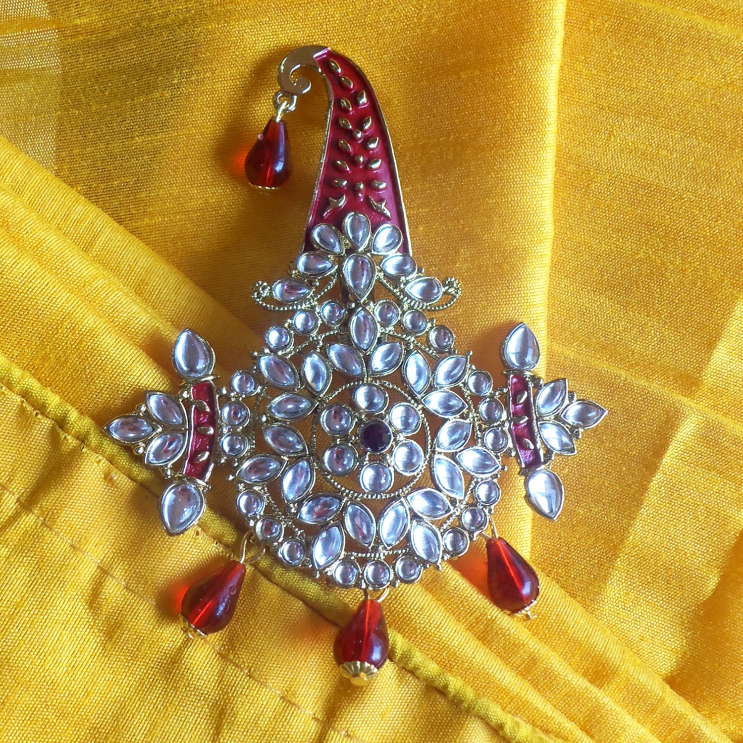 Perfect Safa Kalangi Brooch for Men
