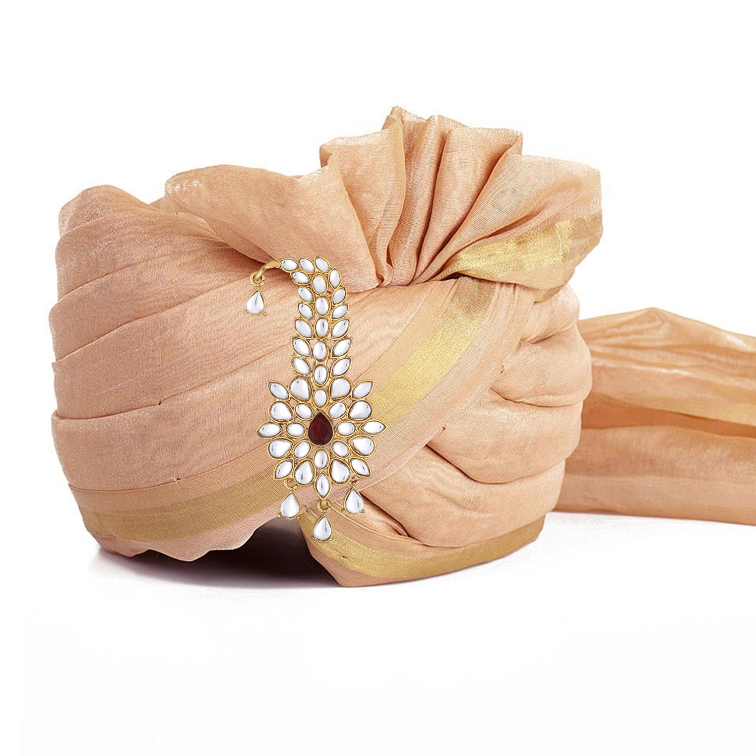 Perfect Safa Kalangi Brooch for Men