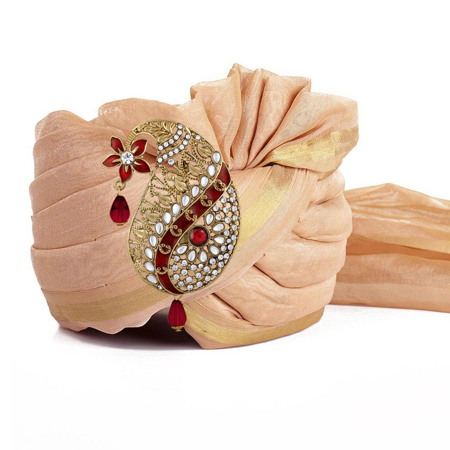 Perfect Safa Kalangi Brooch for Men