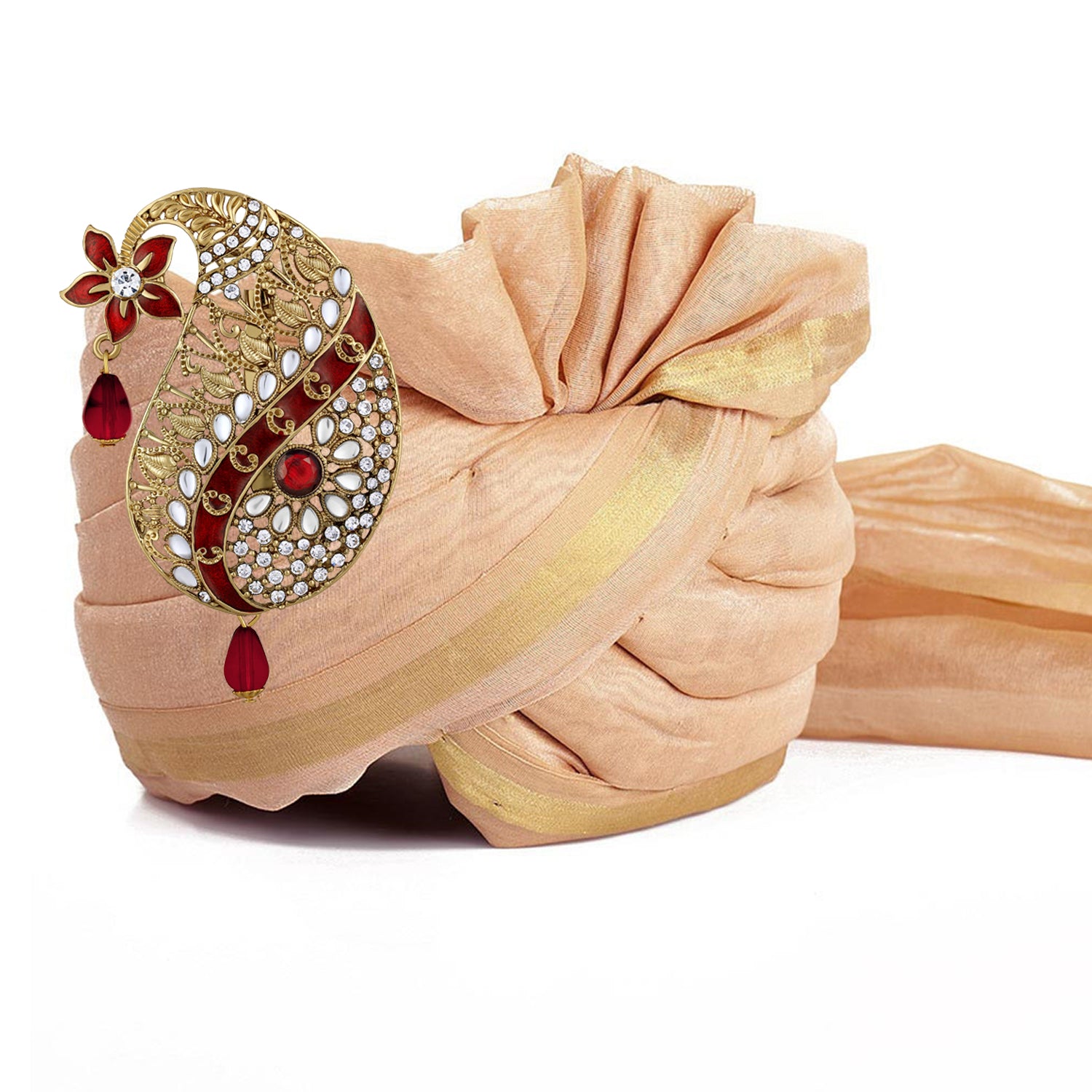 Perfect Safa Kalangi Brooch for Men