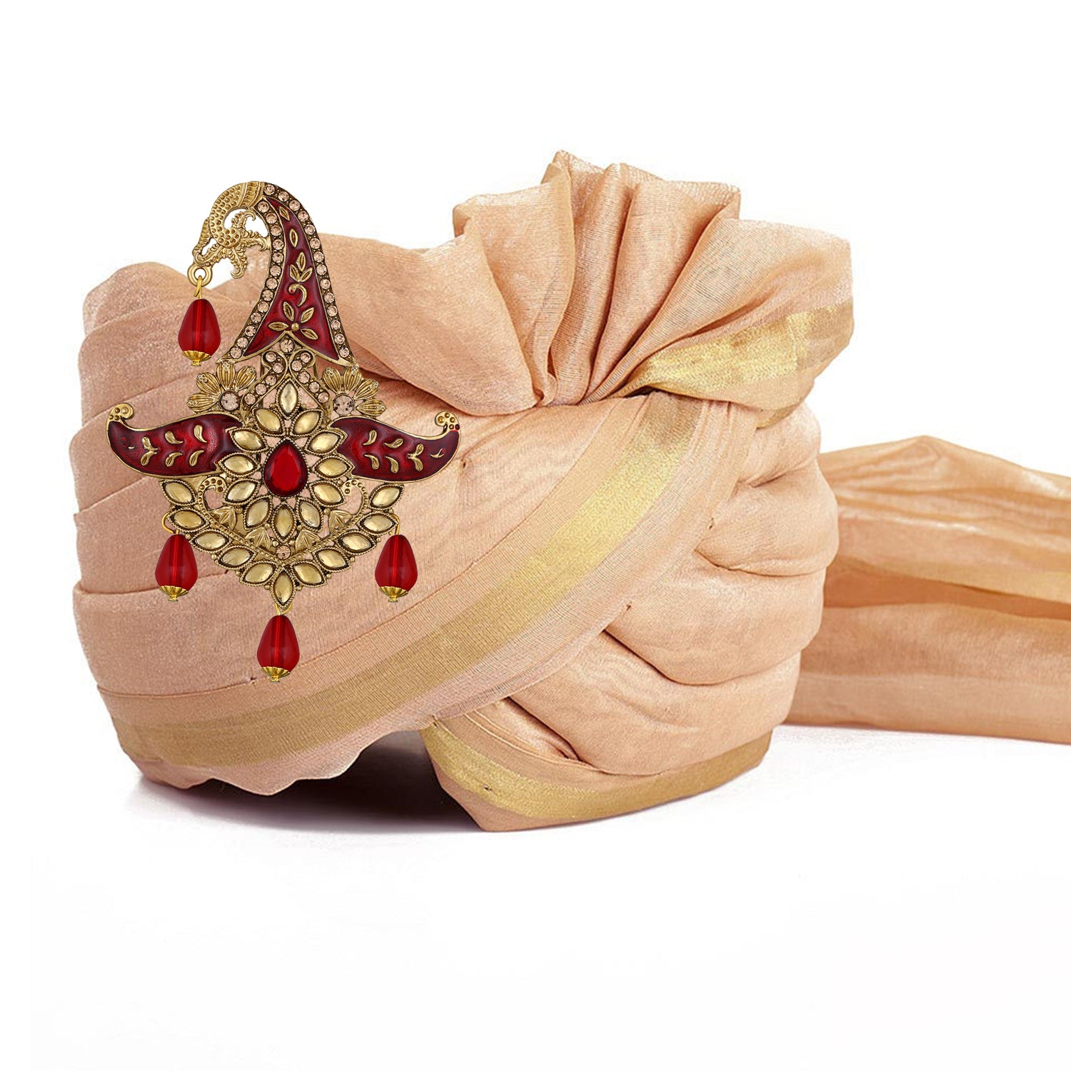 Perfect Safa Kalangi Brooch for Men