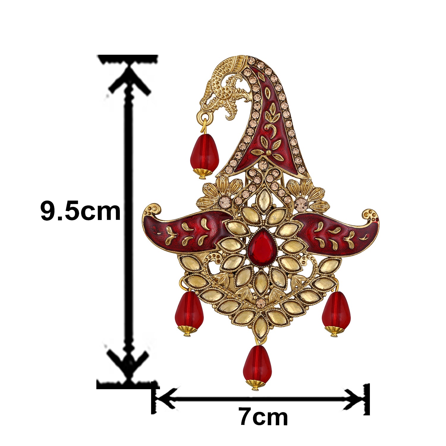 Perfect Safa Kalangi Brooch for Men
