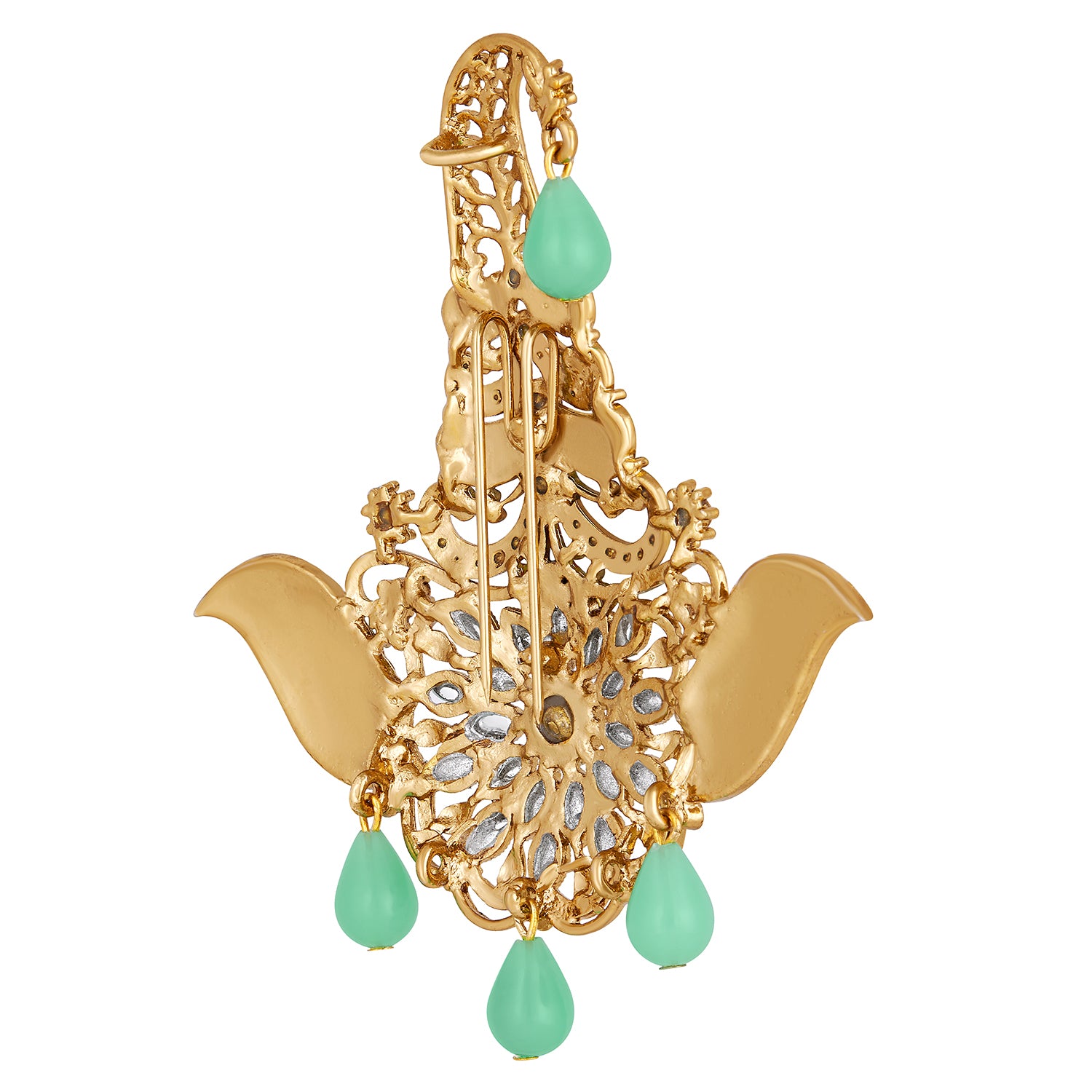 Meena Enamel Perfect Safa Kalangi Brooch for Men