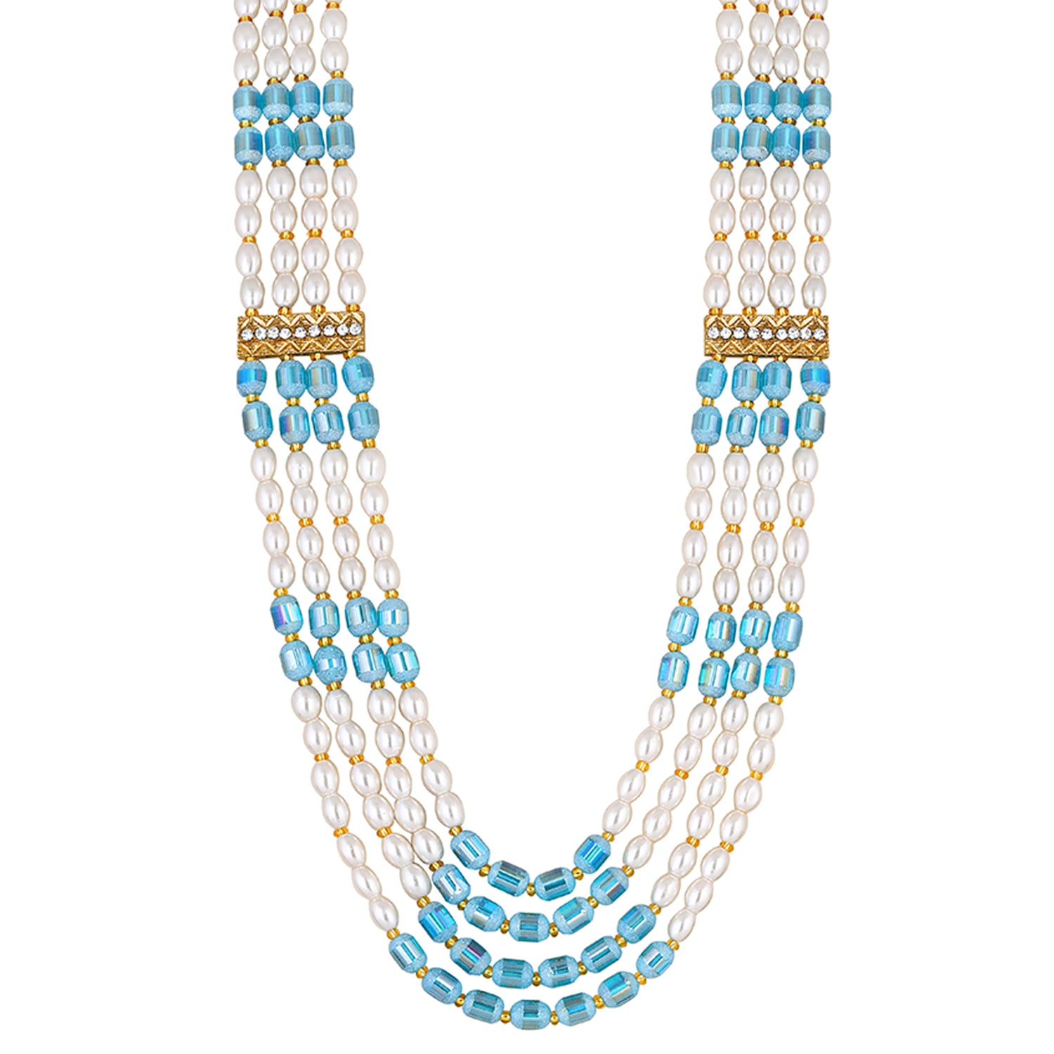 4 Layers Dulha Moti Mala