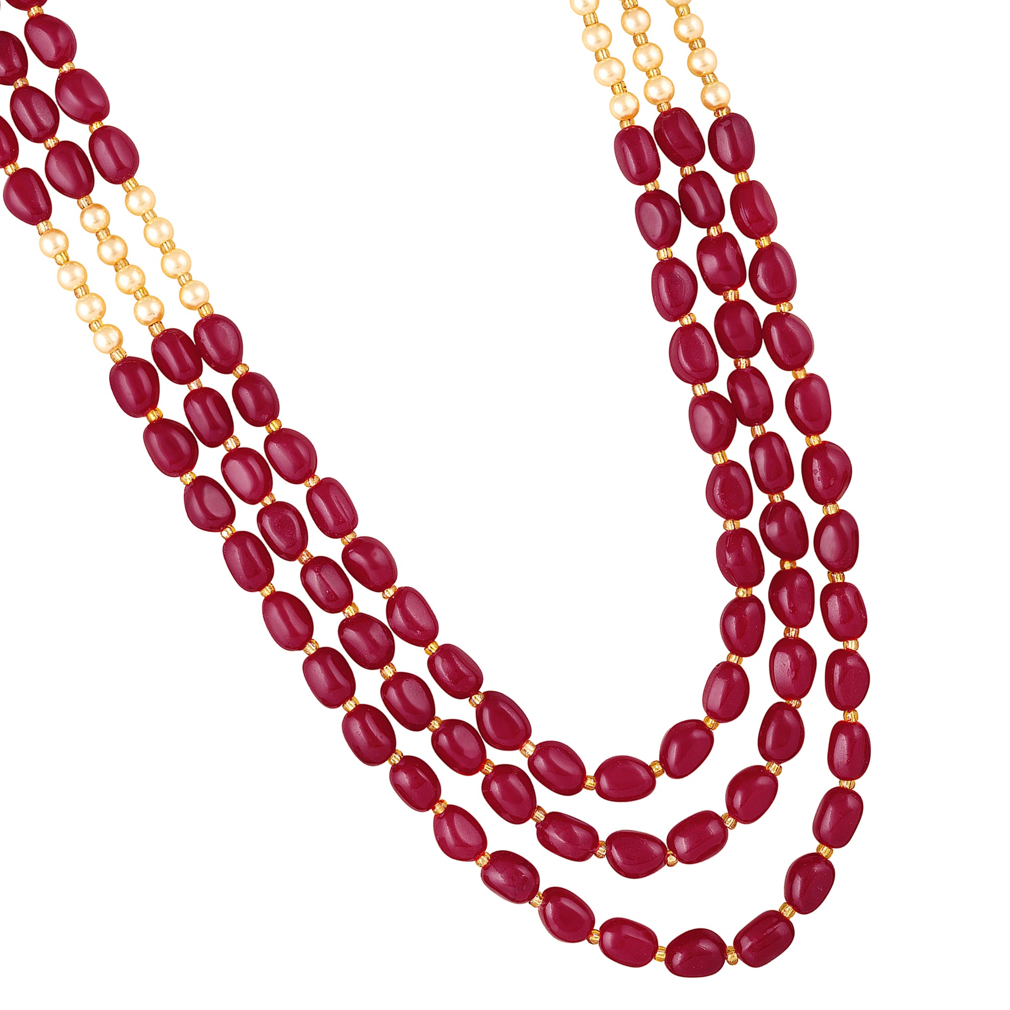 Three Layer Green Maharaj Haar / Groom Kantha