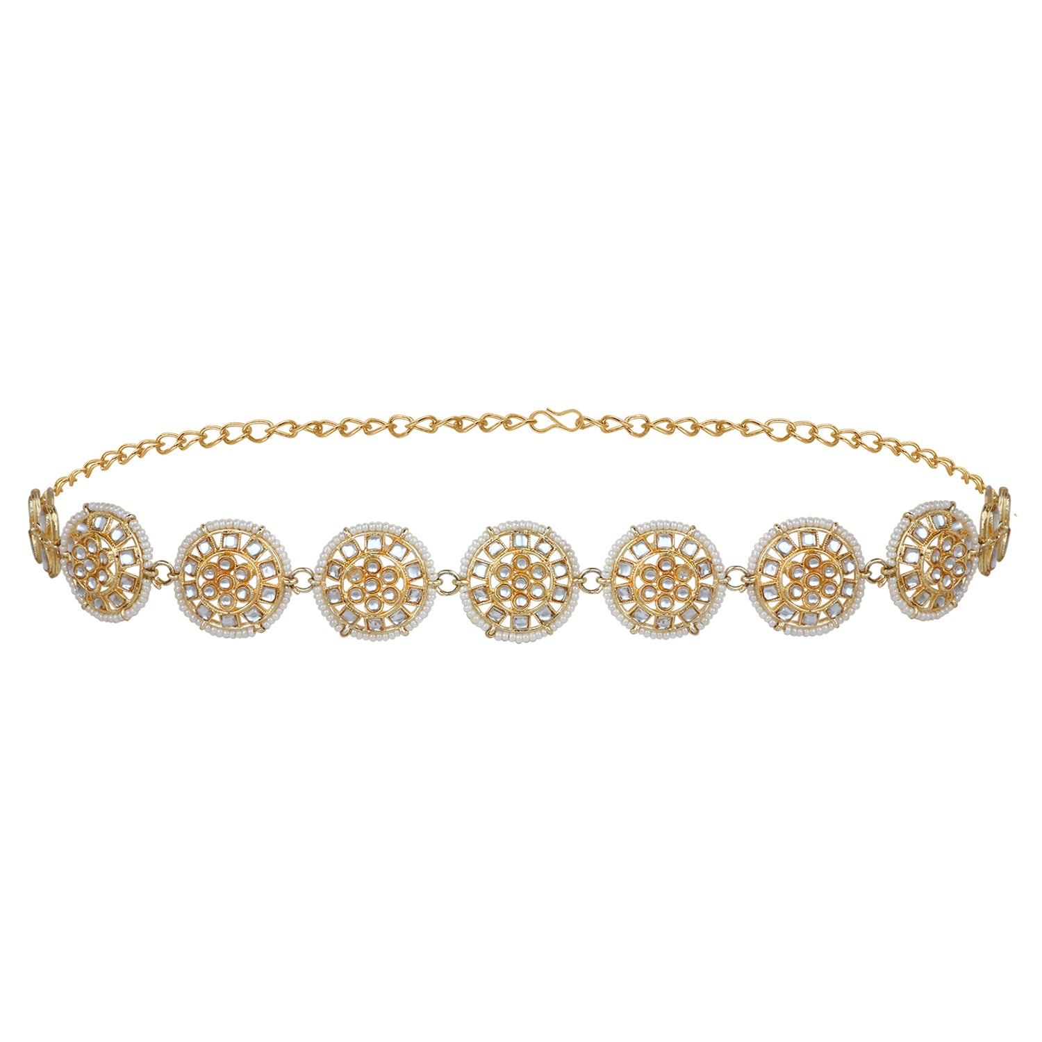 Circular Shaped Flowers Mathapatti