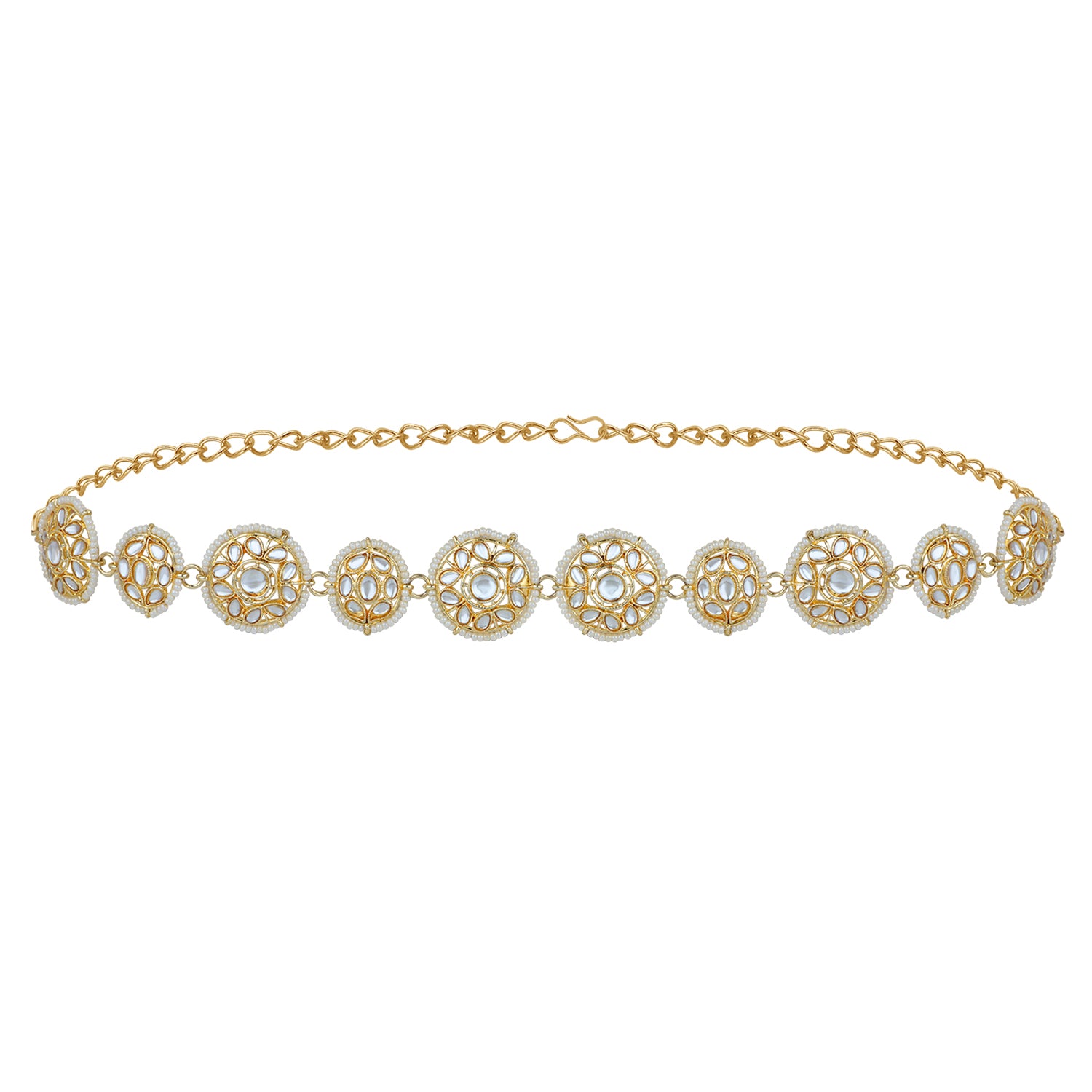 Circular Shaped Ethnic Sheeshphool/SheeshPatti