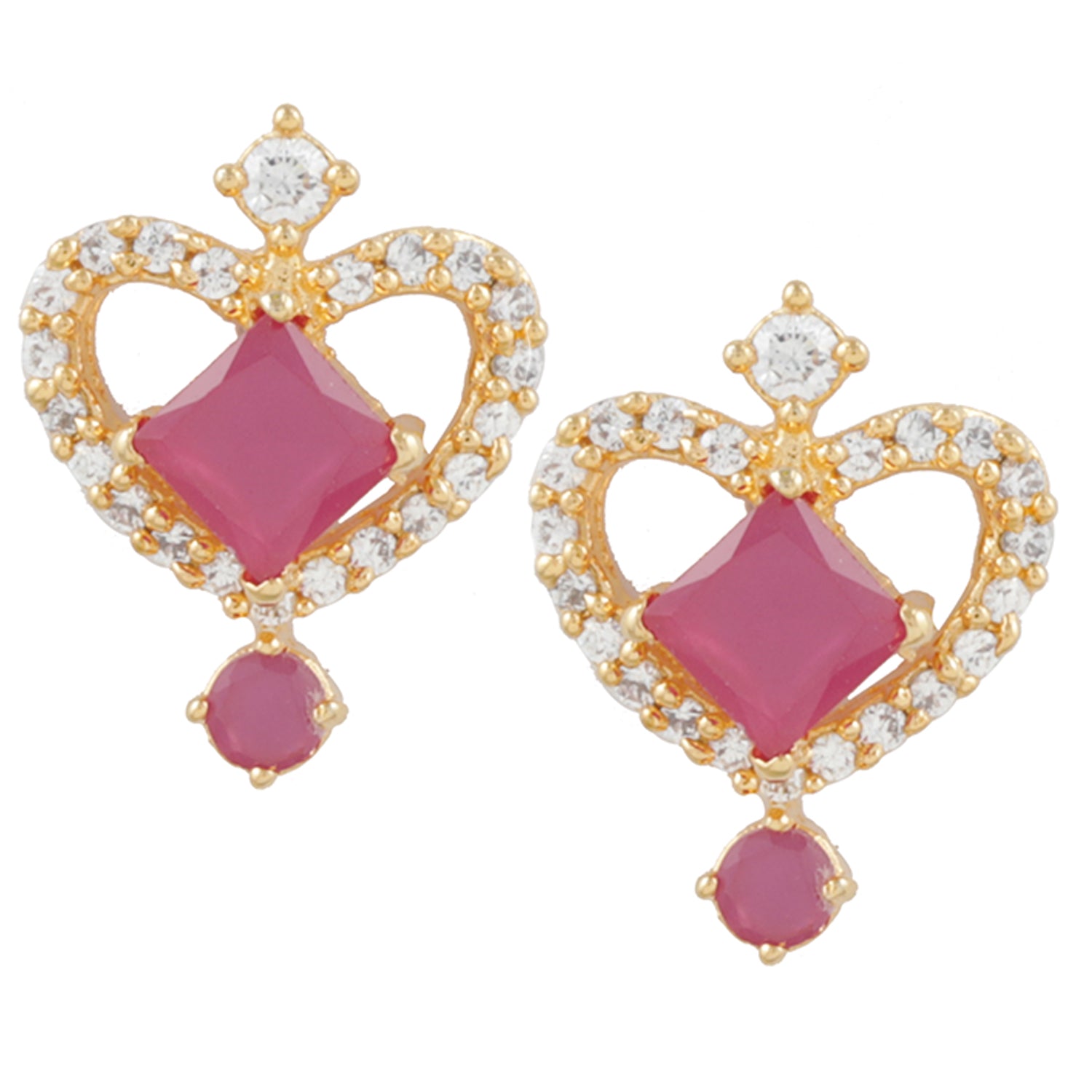 Ruby Love Ethnic Pendant set