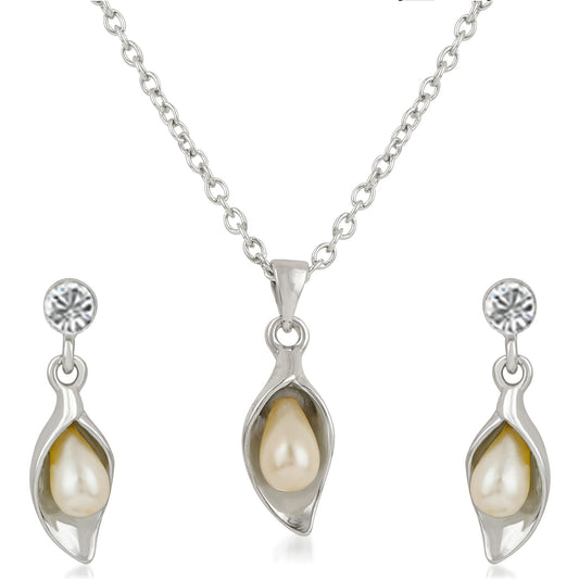 Ethereal Solitaire Pendant set