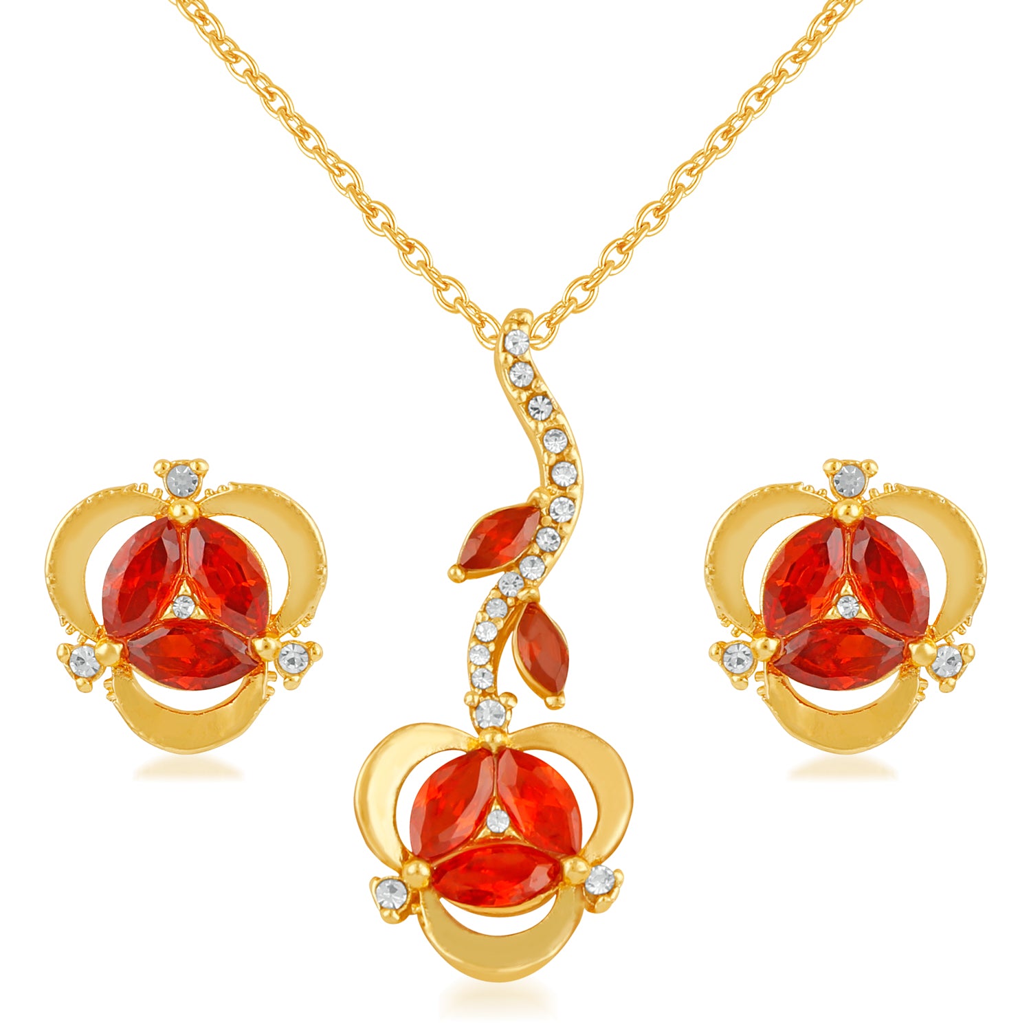 Alluring CZ Pendant set