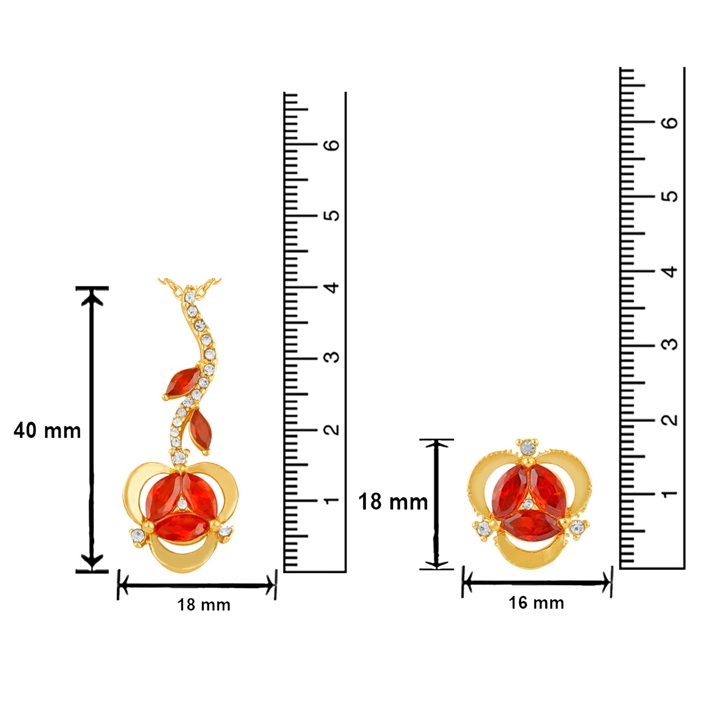 Alluring CZ Pendant set