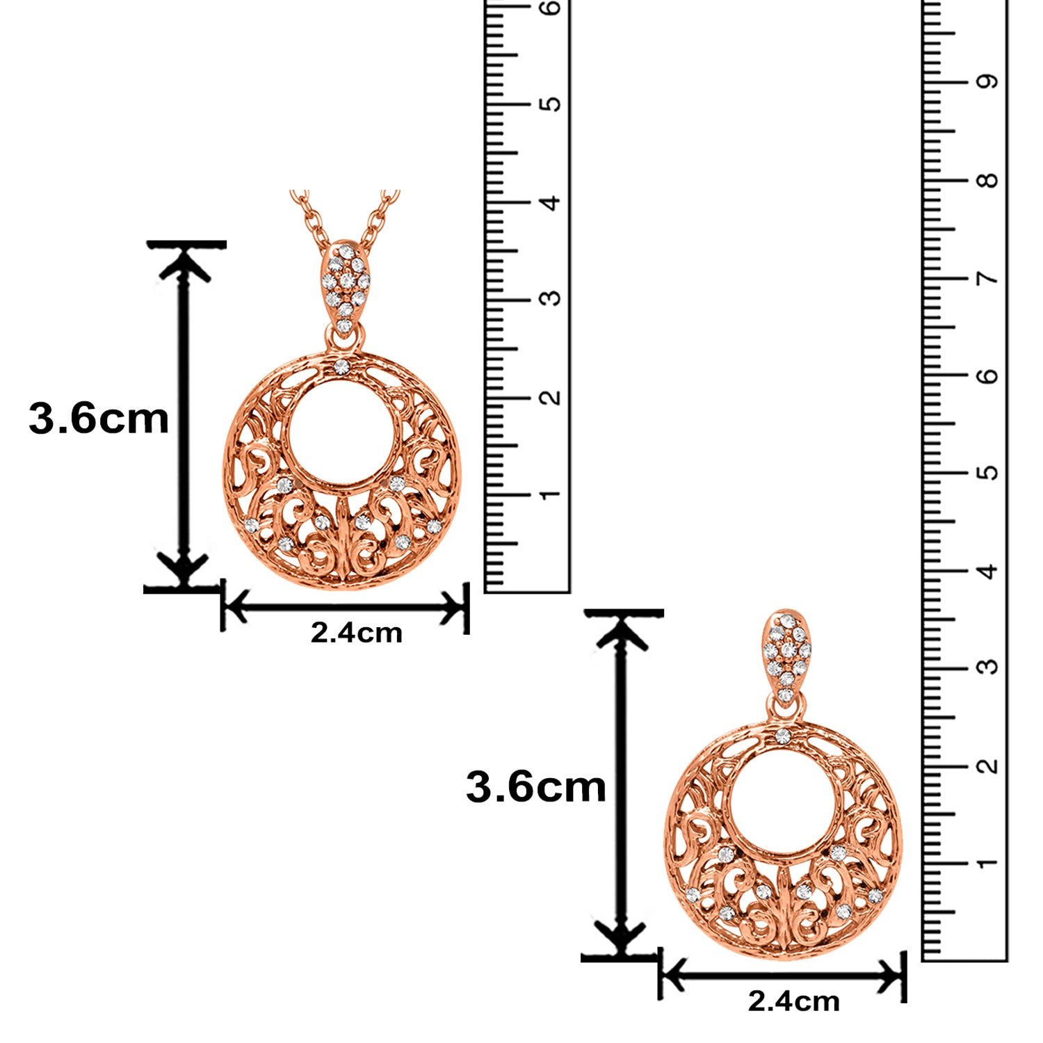 Circular Pendant Set