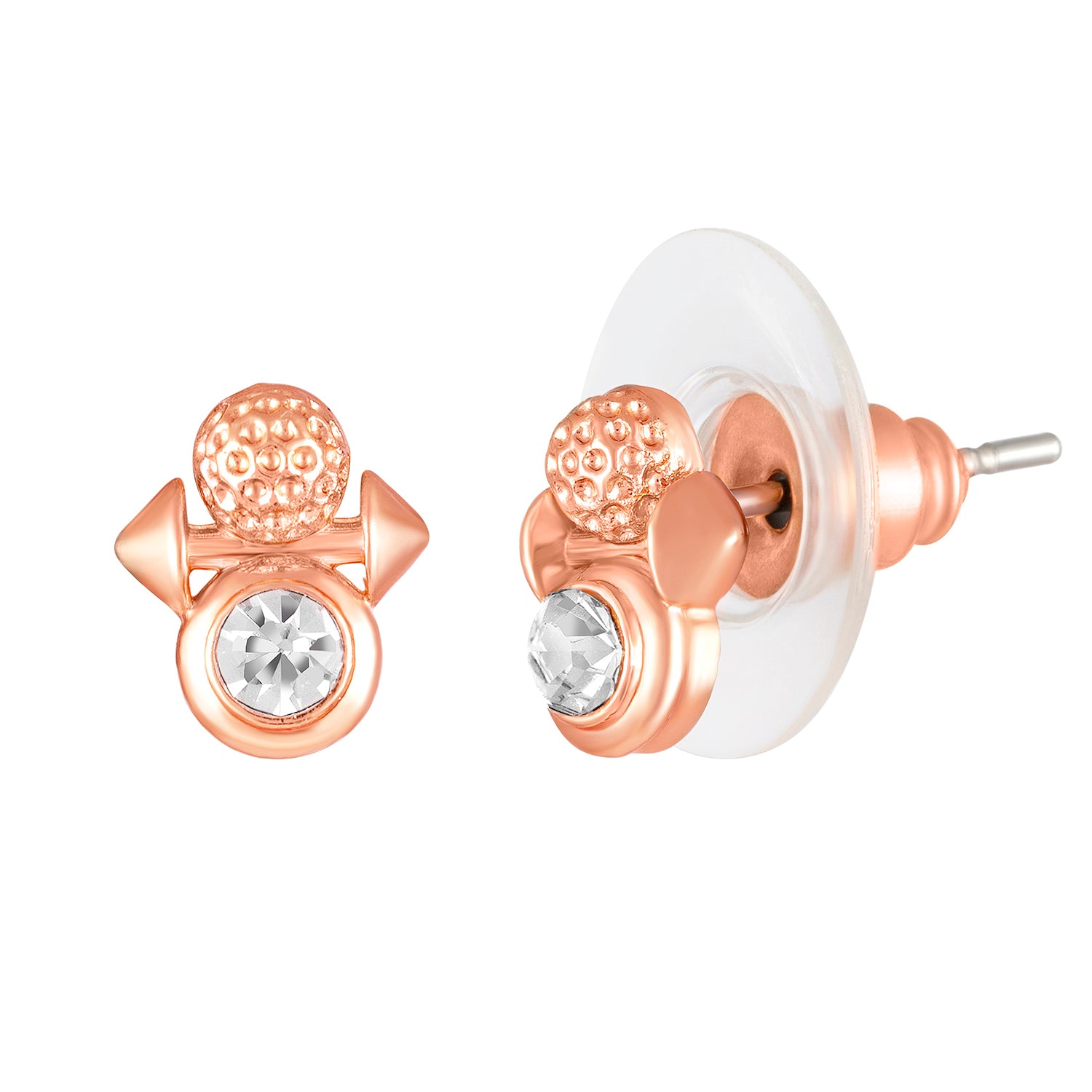 Dual Side Spikes Pendant Set