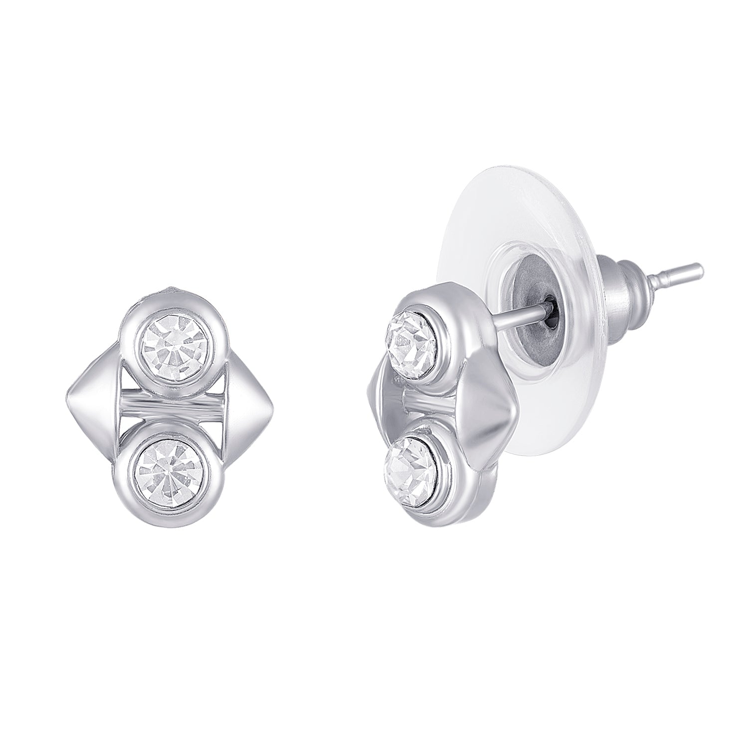 Dual Side Spikes Pendant Set