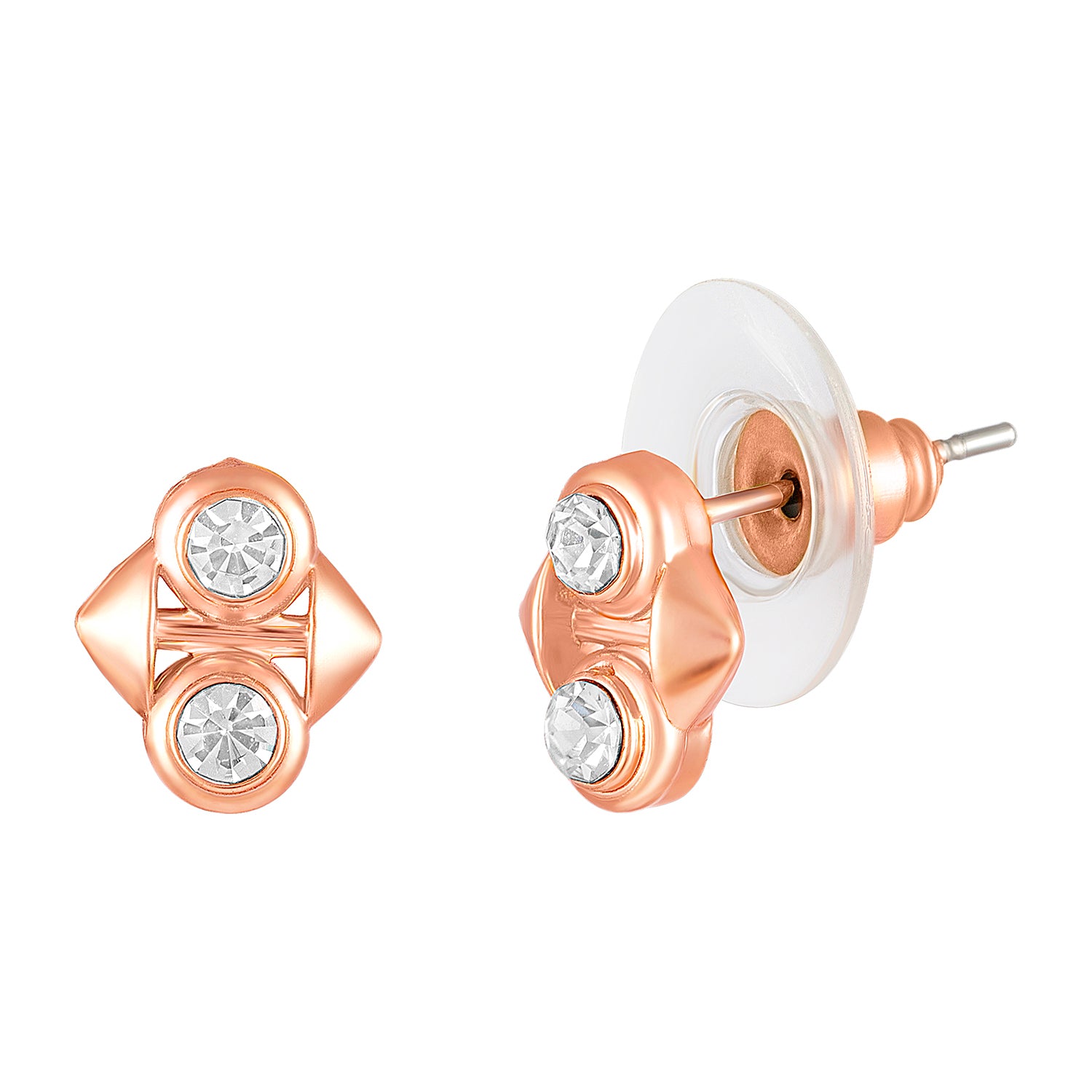 Dual Side Spikes Pendant Set