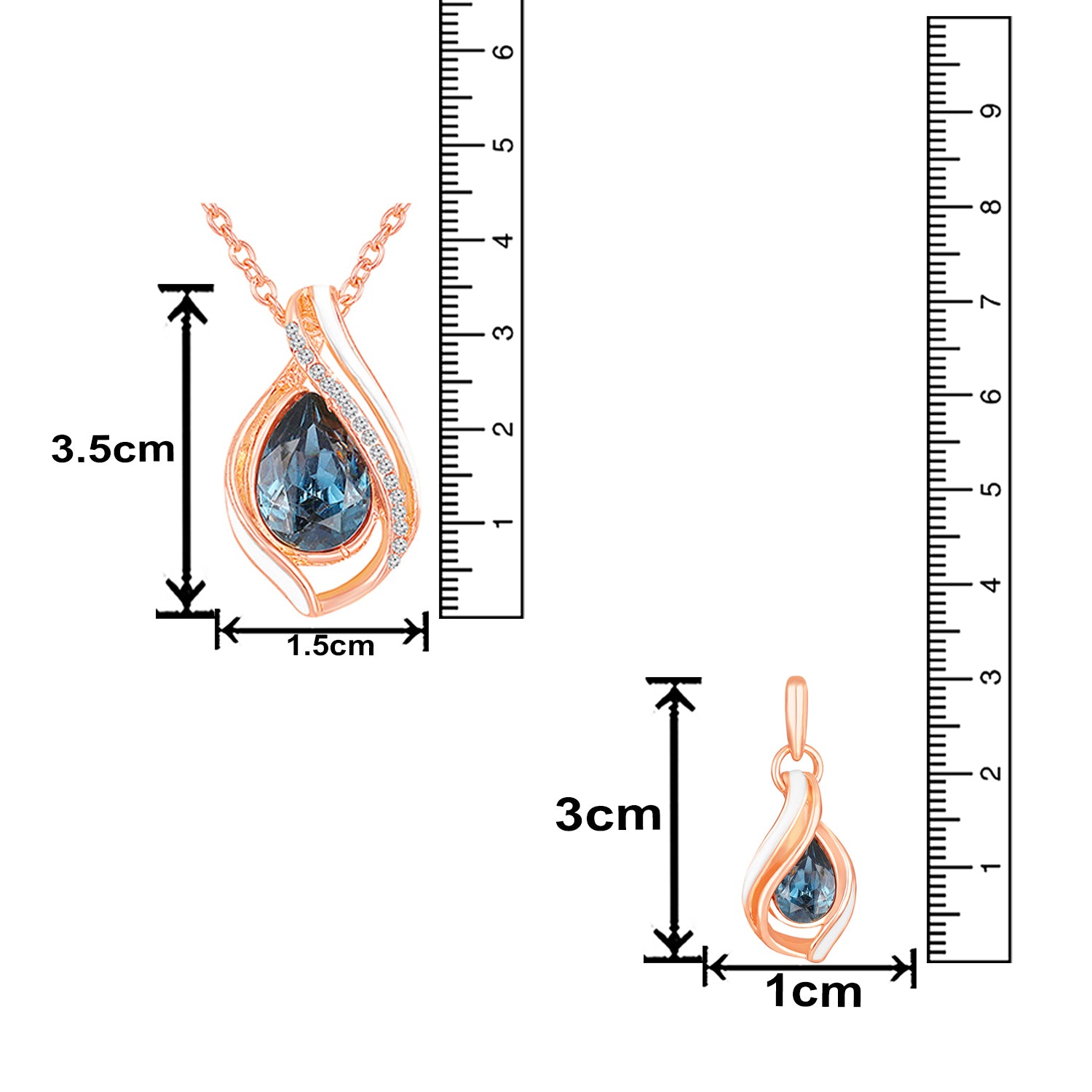 Water Drop Pendant Set