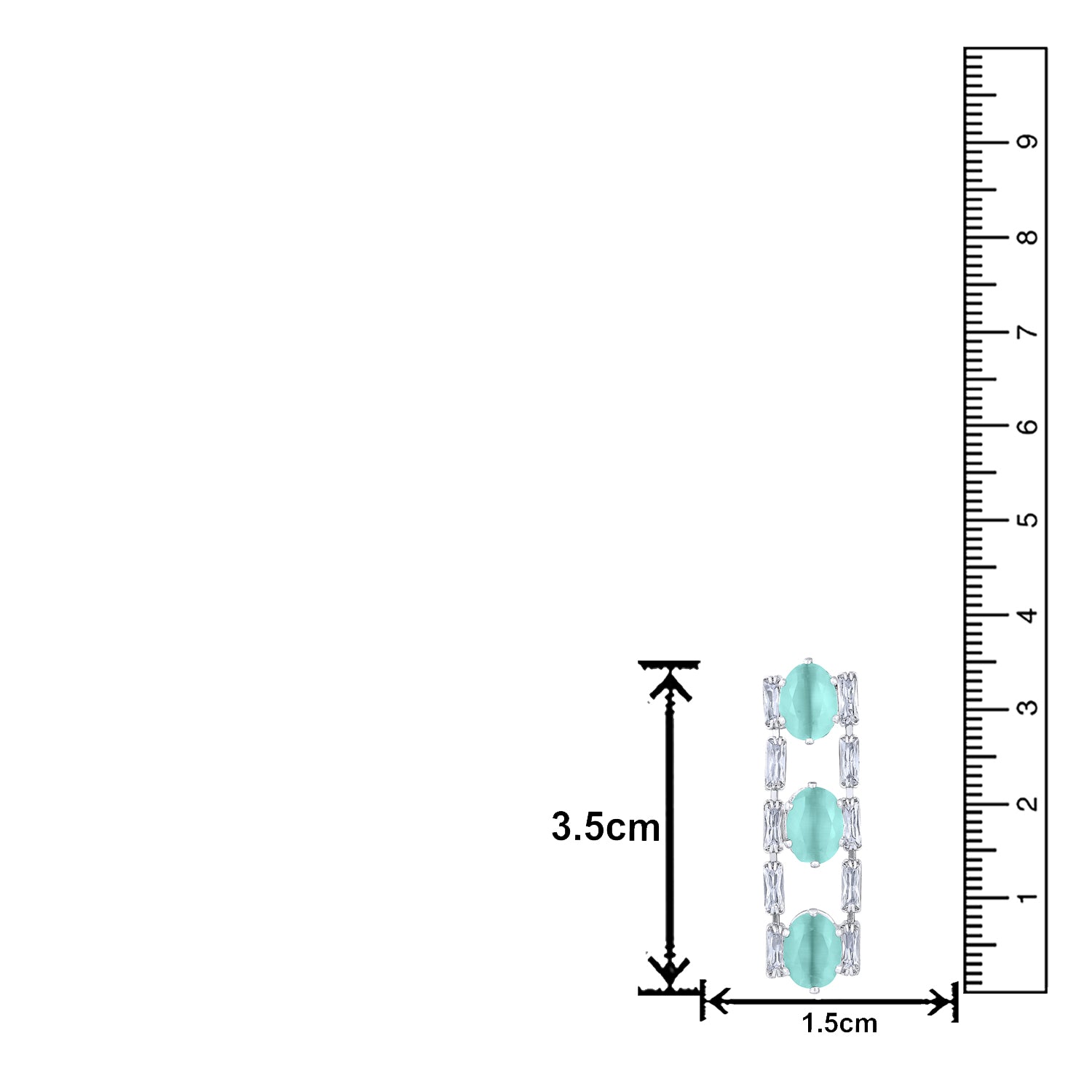 Elegant Floral CZ Necklace Paired with a Pair of Earrings