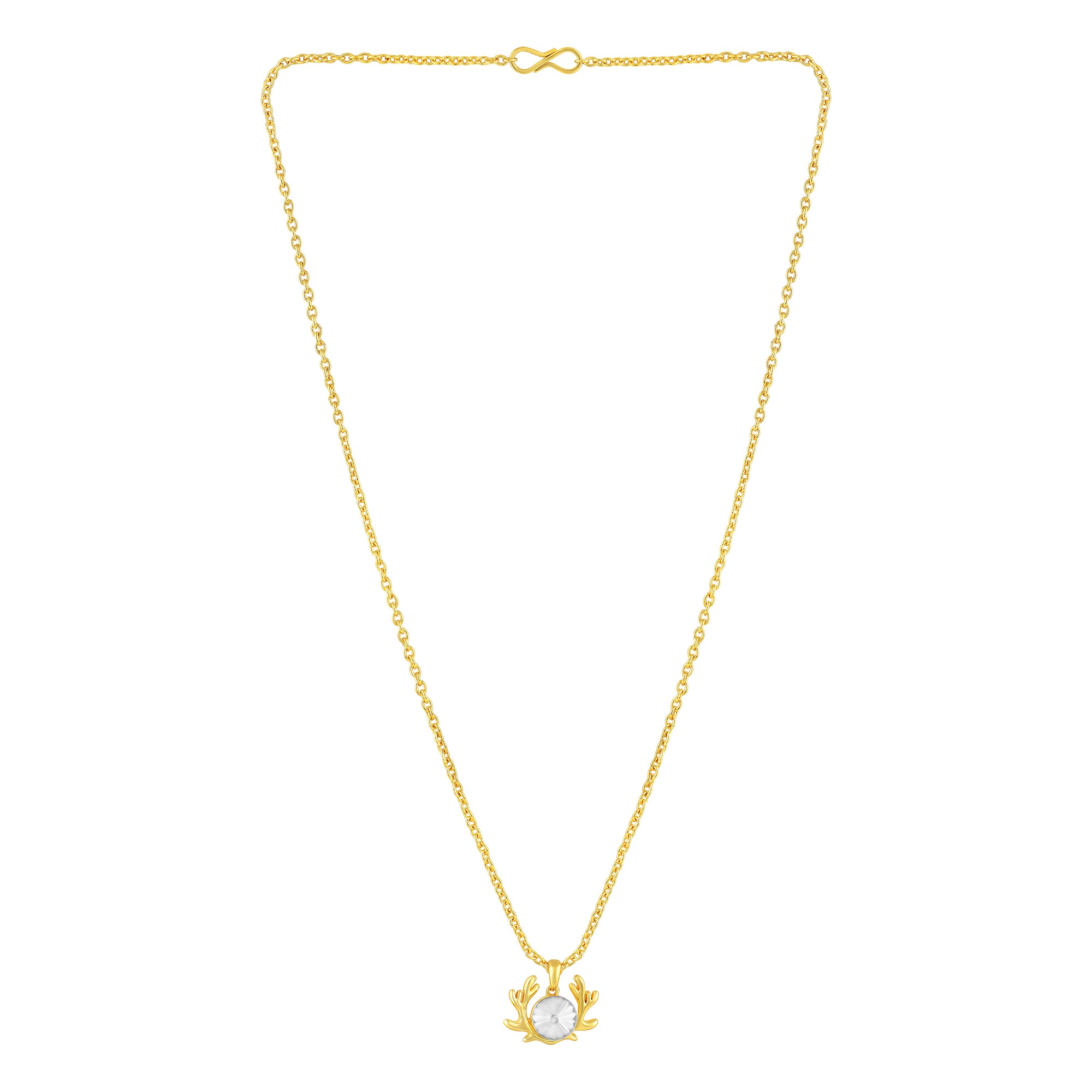 Reindeer-Shaped Necklace Pendant Set