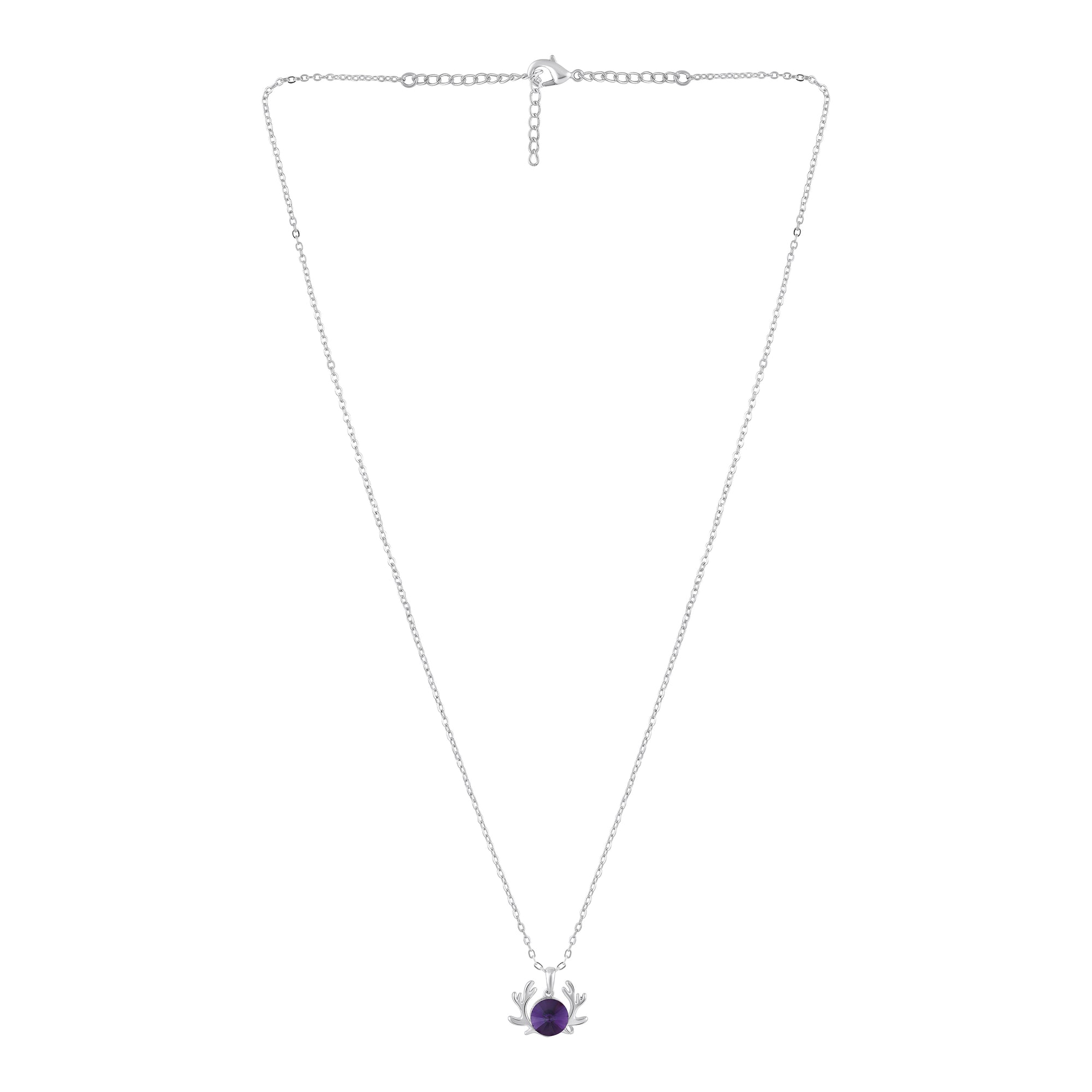 Reindeer-Shaped Necklace Pendant Set