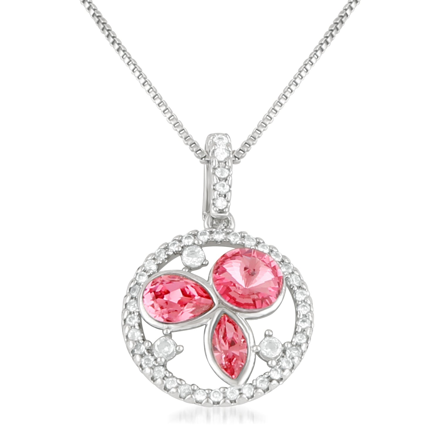 Gleaming Cubic Zirconias Pendant