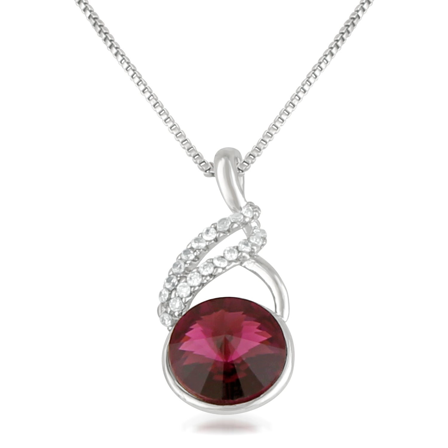 Enchanting Cubic Zirconia Solitaire Pendant