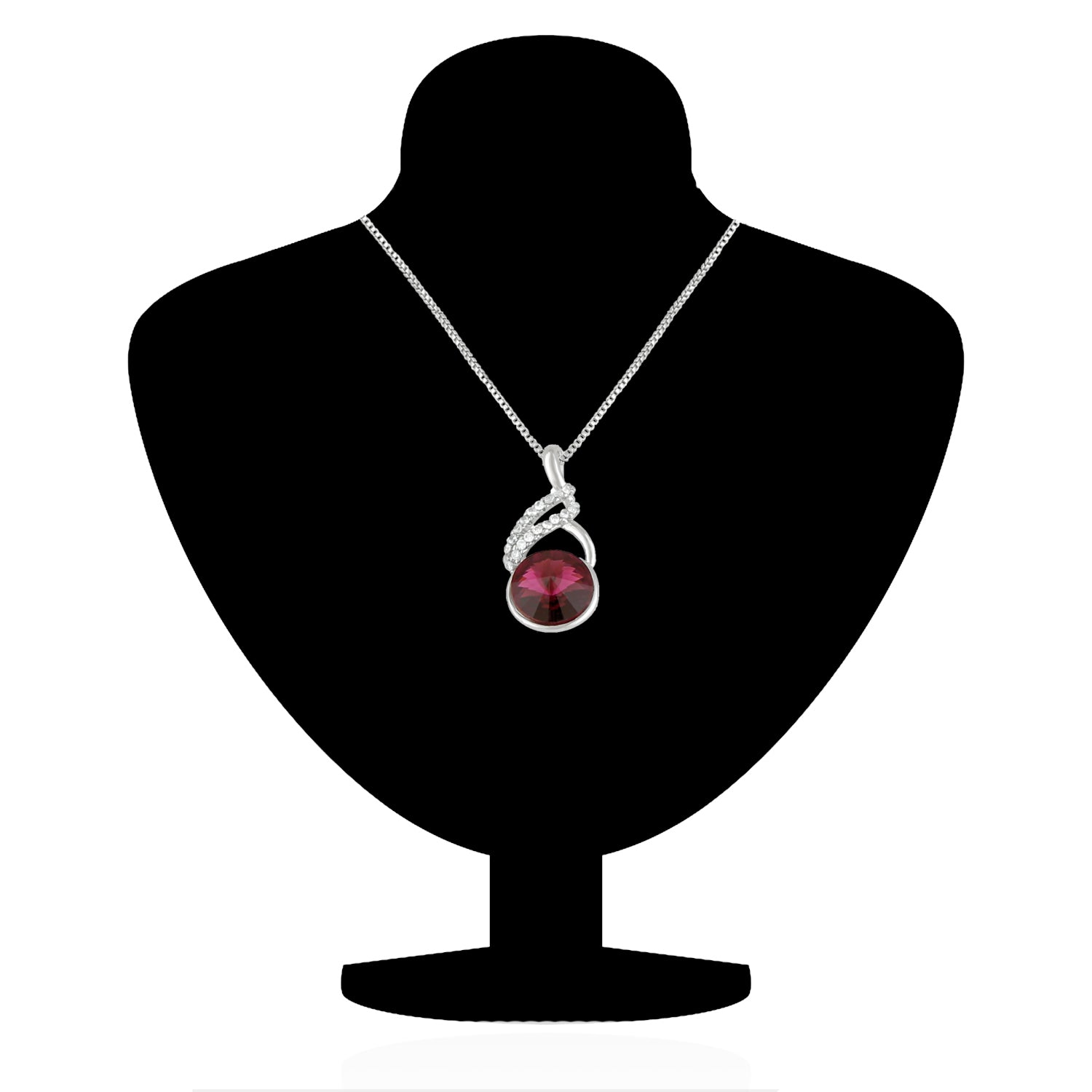 Enchanting Cubic Zirconia Solitaire Pendant