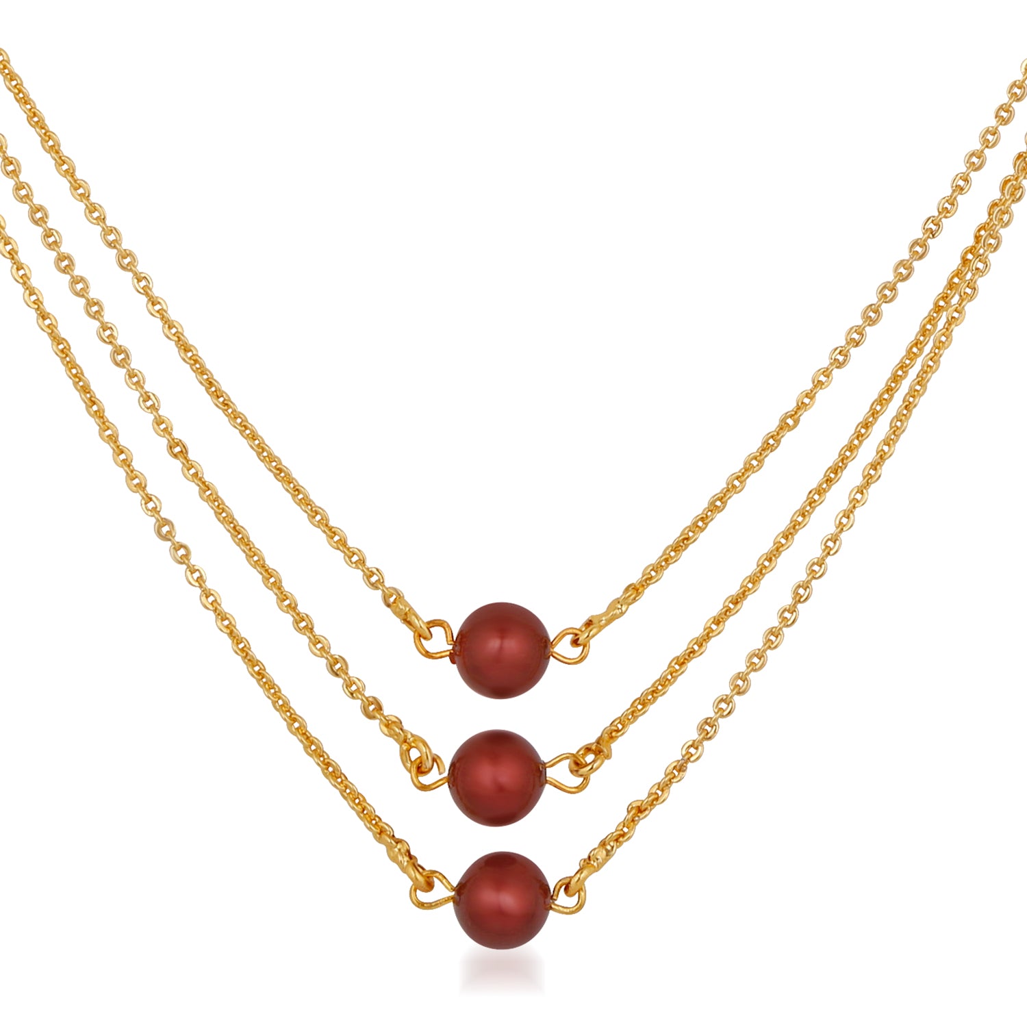 Designer multilayered Aerificial Pearl necklace mala