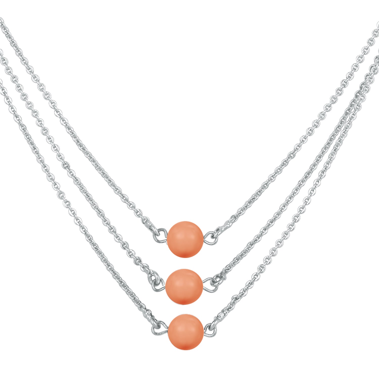 Designer multilayered Aerificial Pearl necklace mala