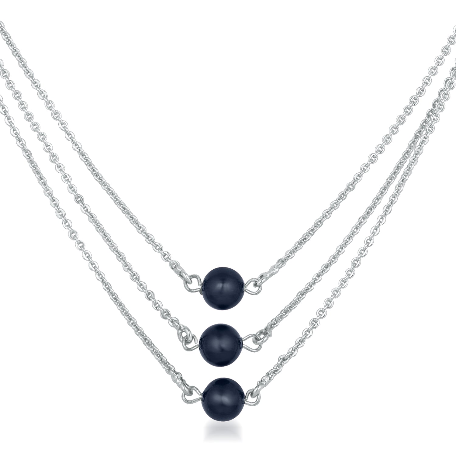 Designer multilayered Aerificial Pearl necklace mala