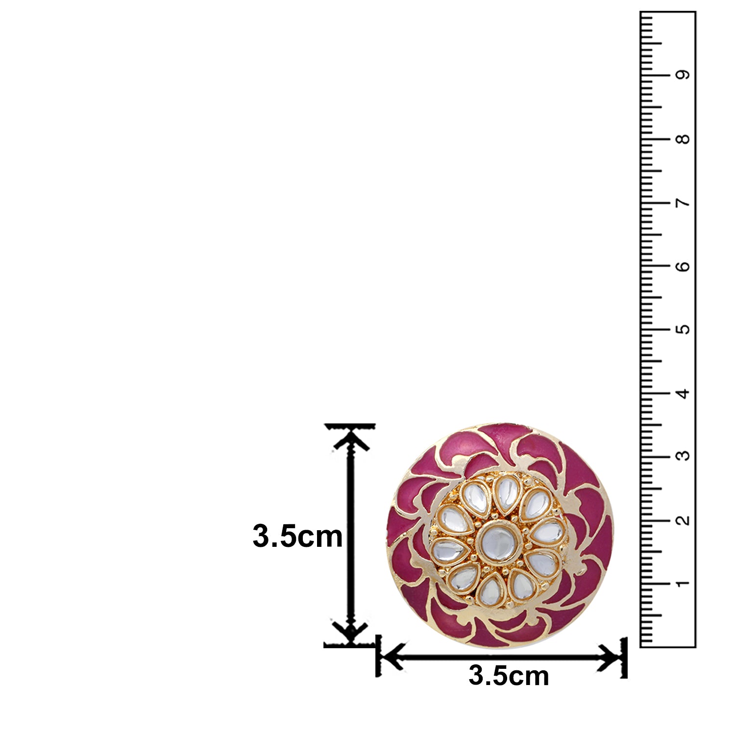 Green Meena Enamel Traditional Ethnic Choker Necklace Set