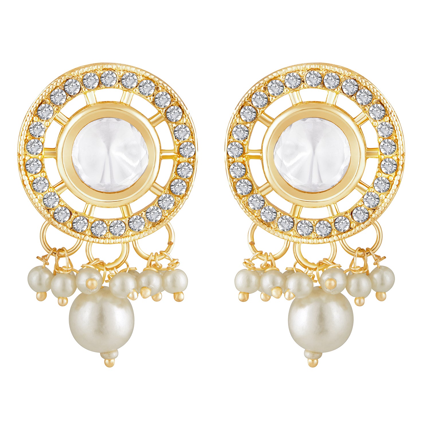 Traditional Ethnic Circular Choker Necklace Set