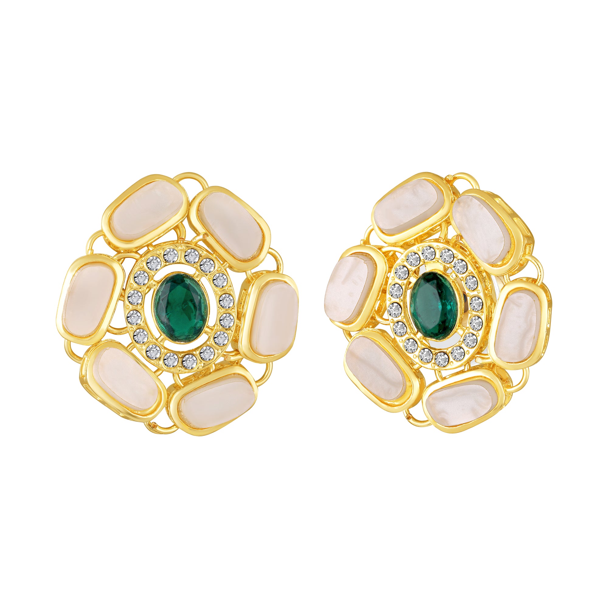 Multi Strand Ethnic Kundan Necklace Set