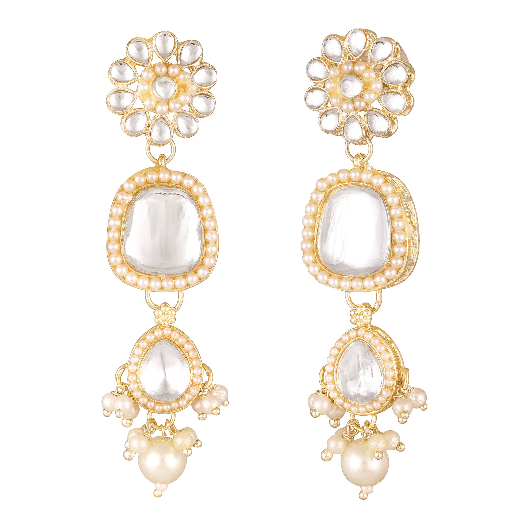 Gold Tone Traditional Choker Jewellery Set