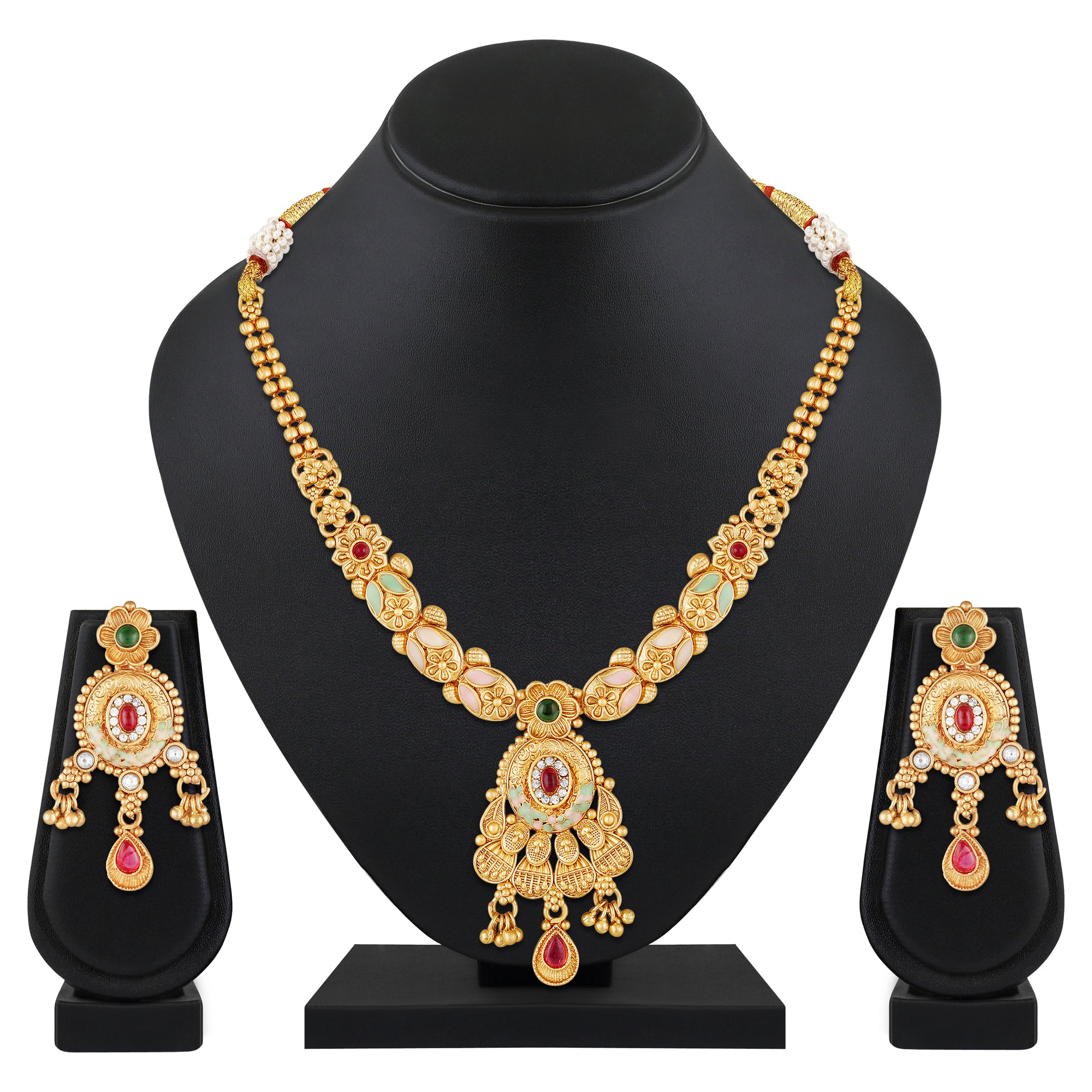 Meenakari Enamel and KundanTraditional Indian Wedding Jewellery