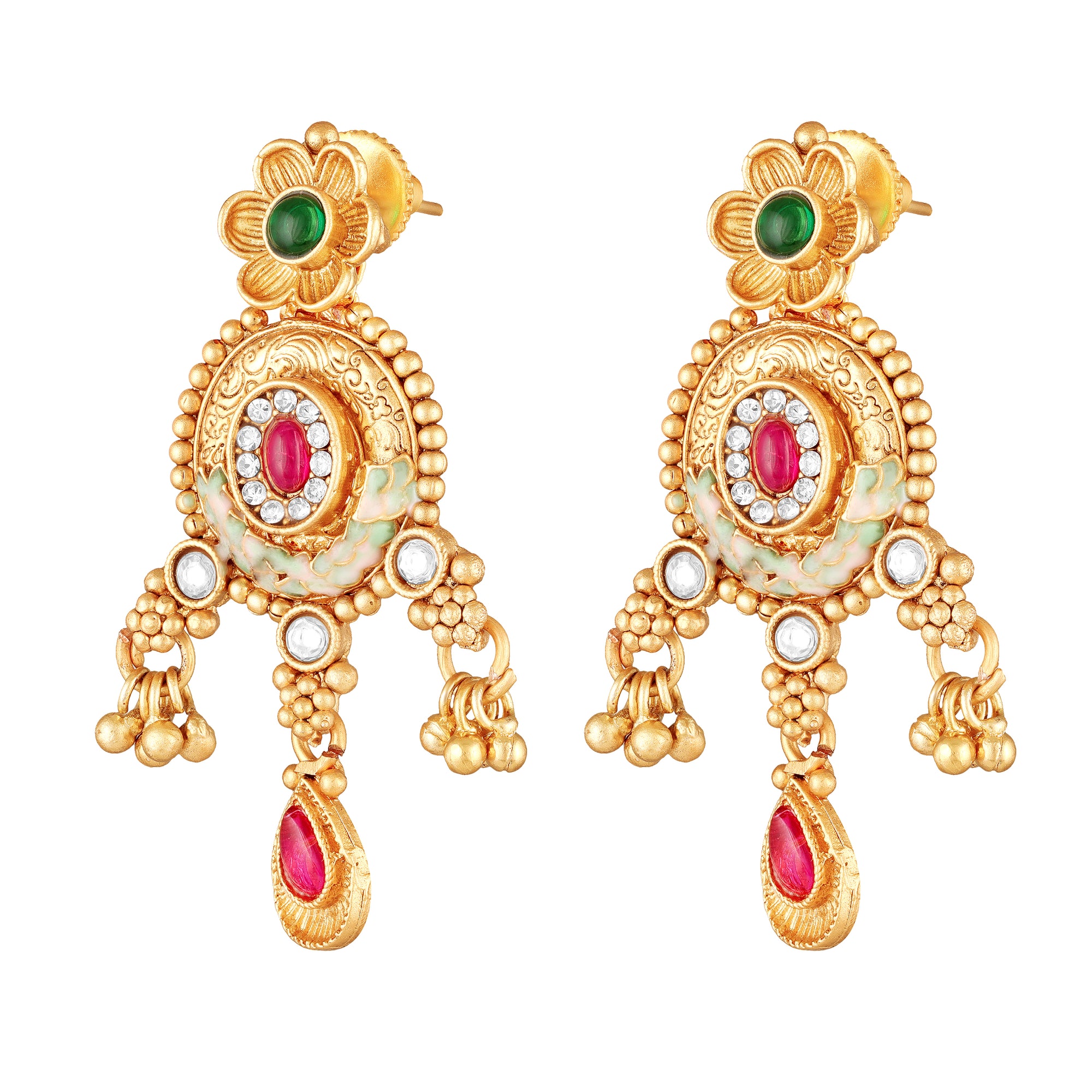 Meenakari Enamel and KundanTraditional Indian Wedding Jewellery