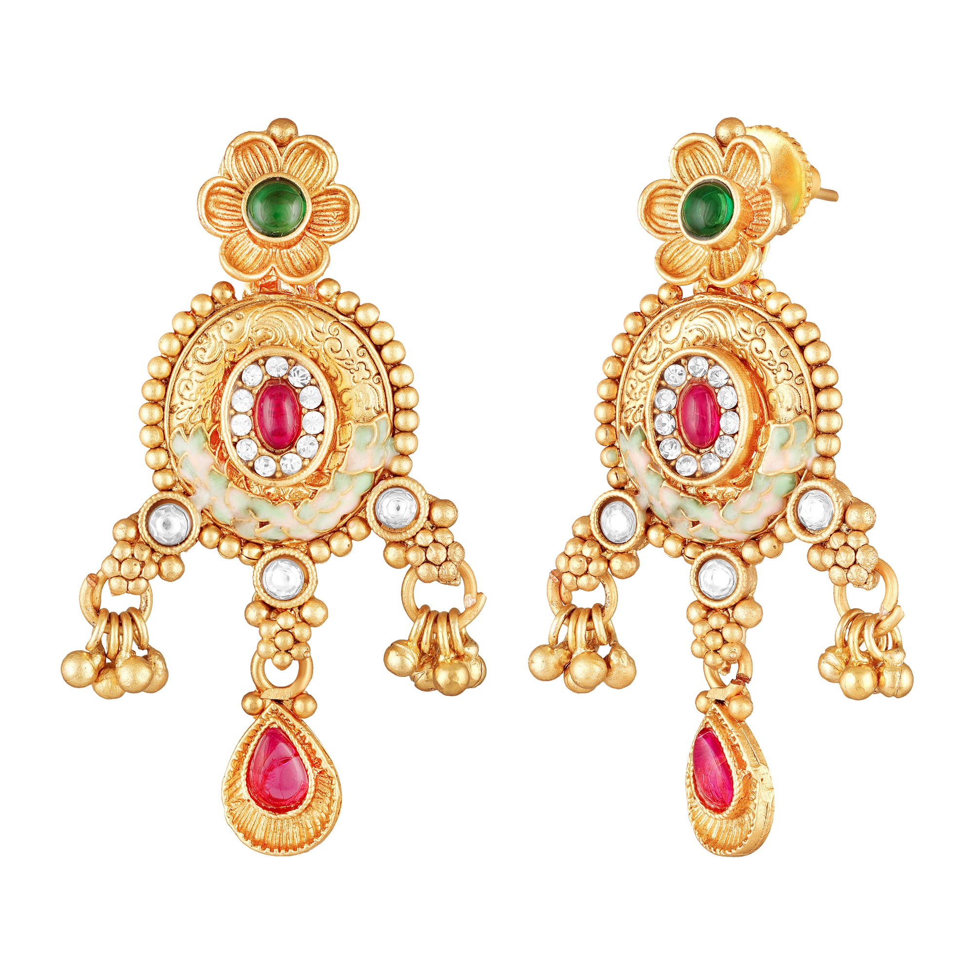 Meenakari Enamel and KundanTraditional Indian Wedding Jewellery