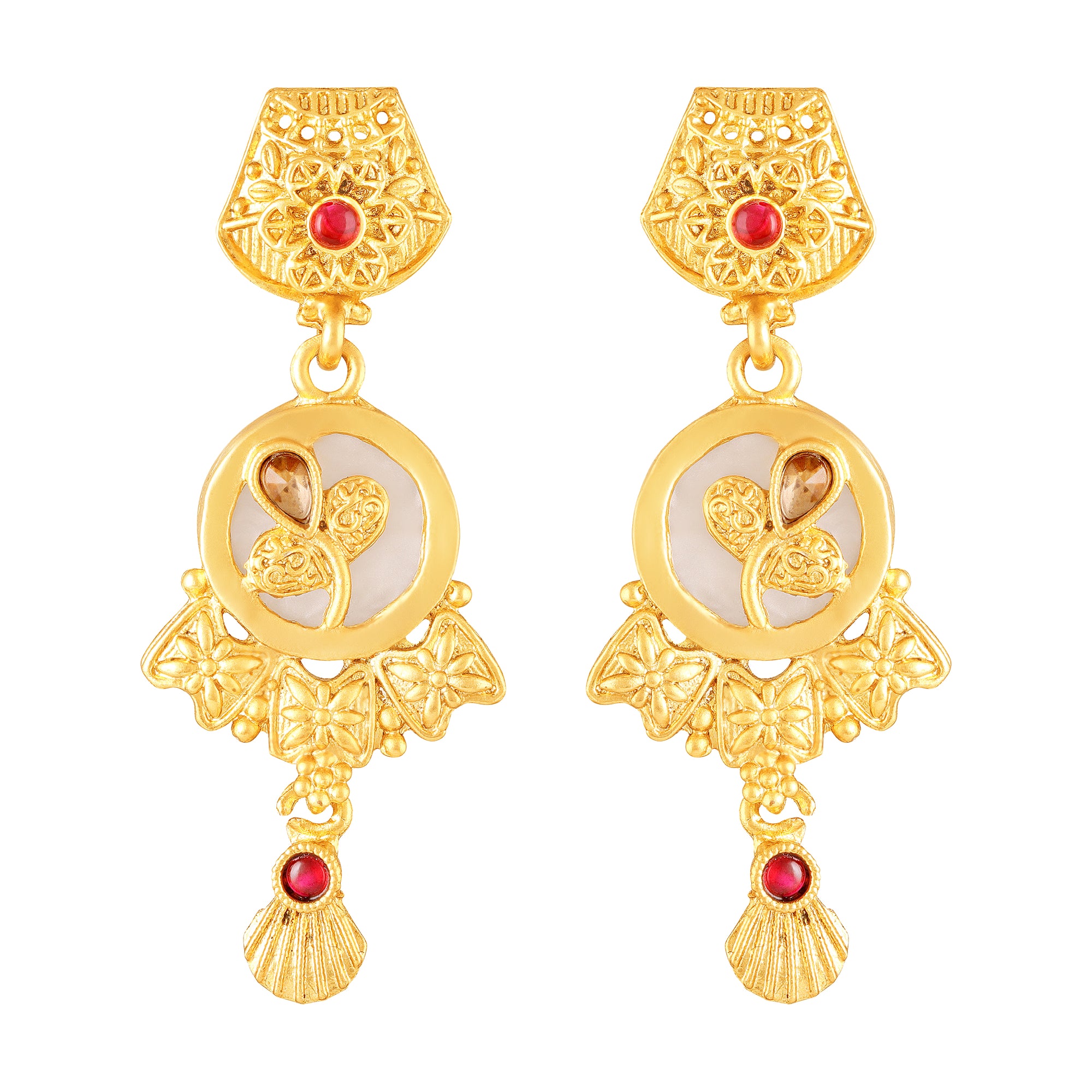 Traditional Temple Kundan Jewellery Set