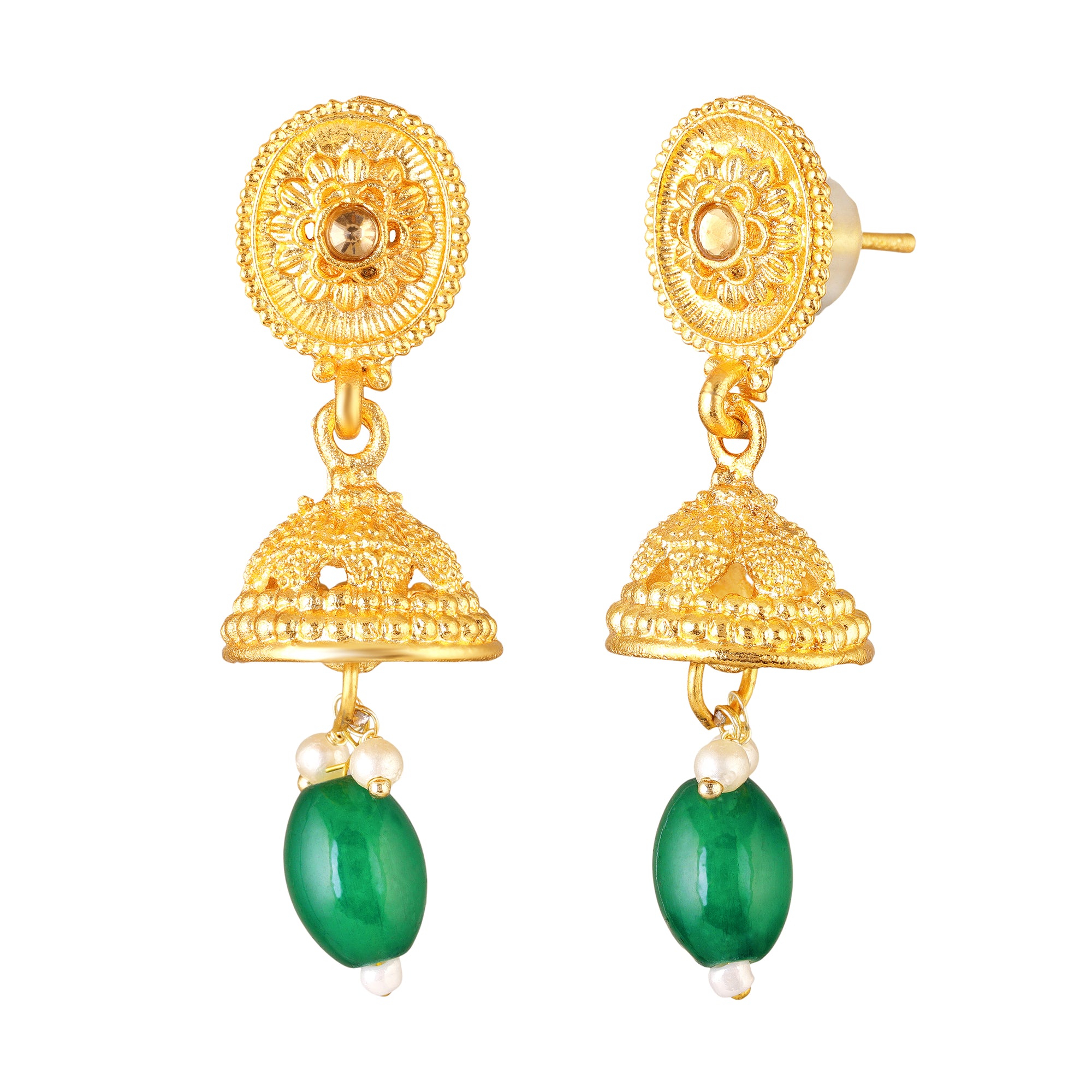 Temple Jewellery Long Haram Necklace Set