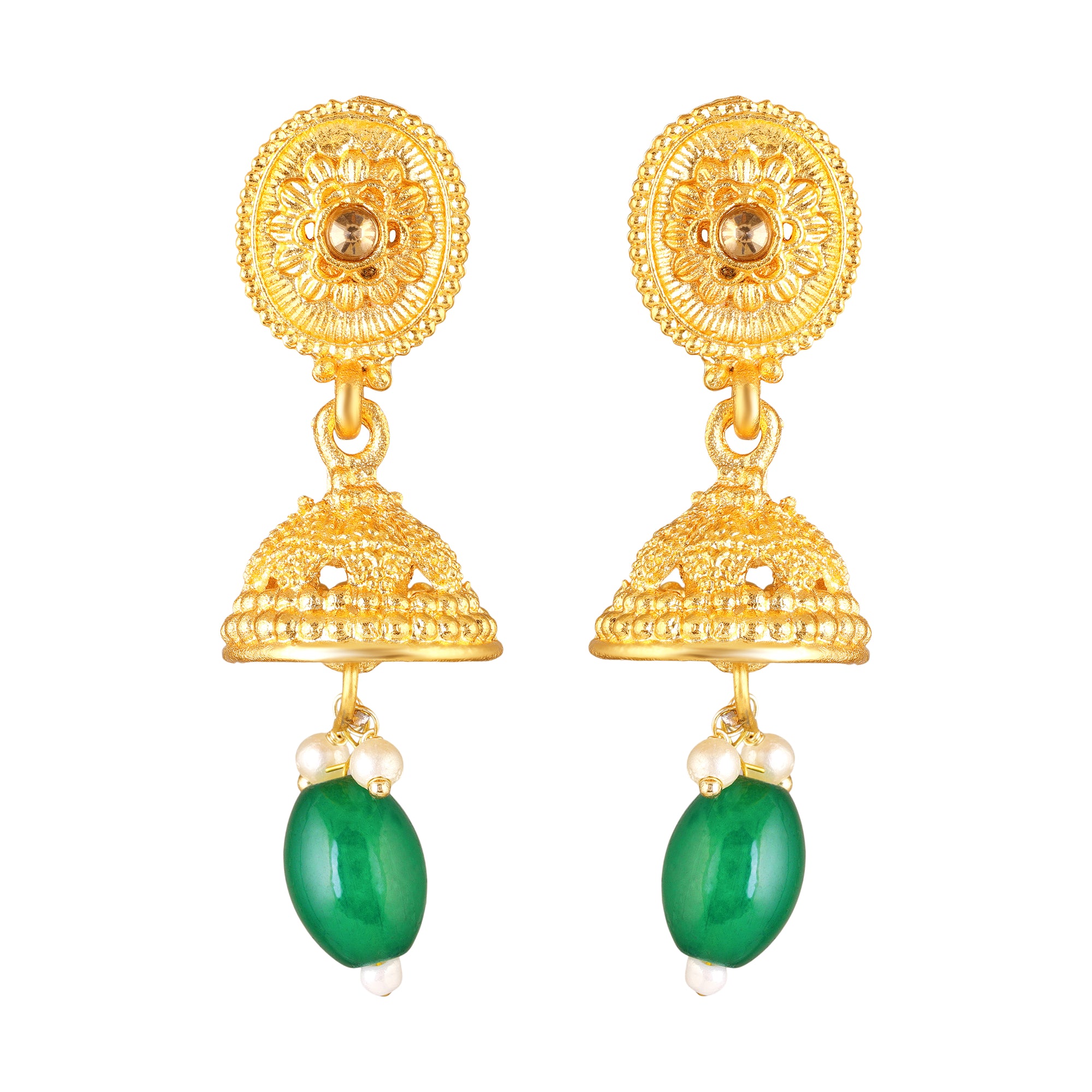 Temple Jewellery Long Haram Necklace Set