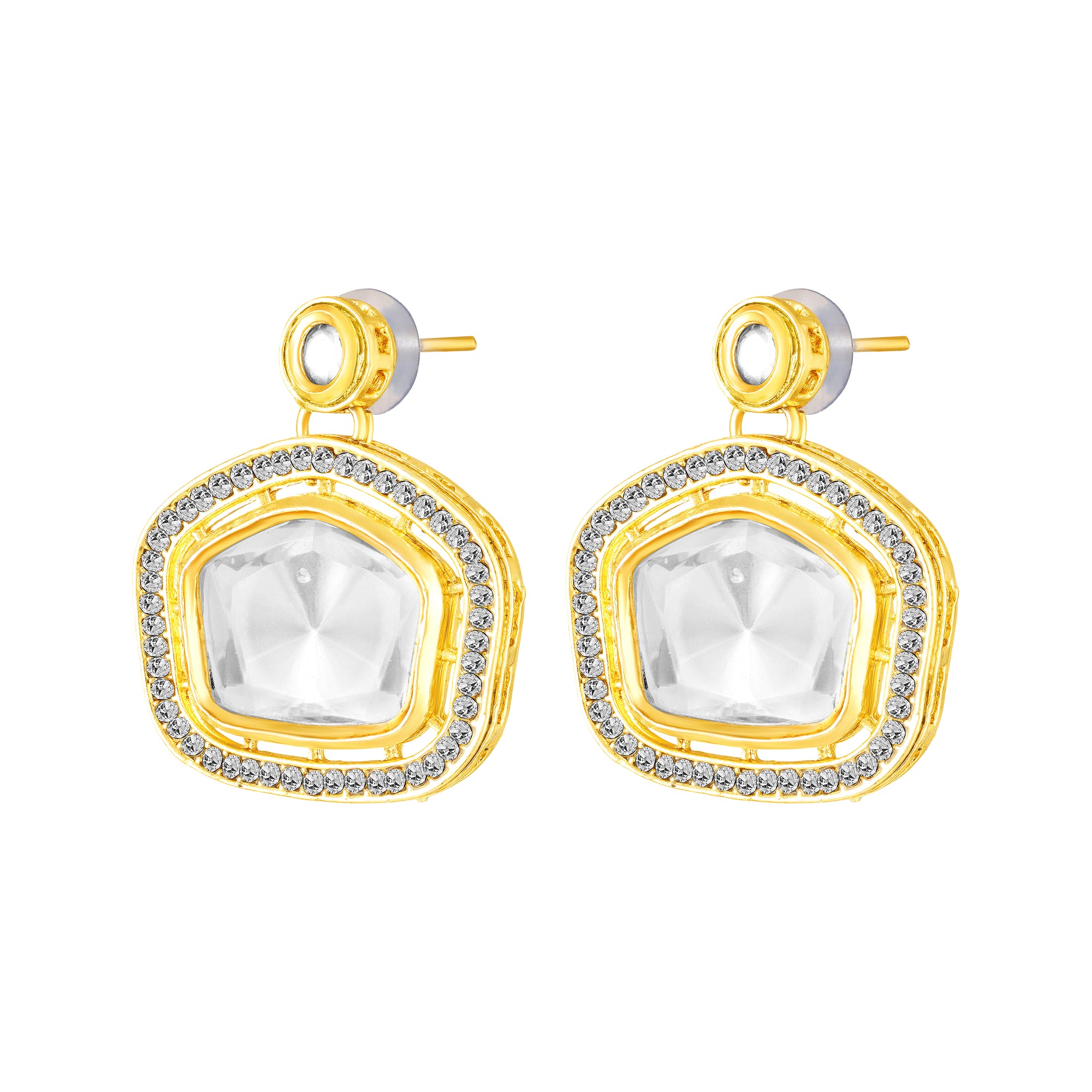 Traditional Kundan & Beaded Multicolor Pendant Necklace Set