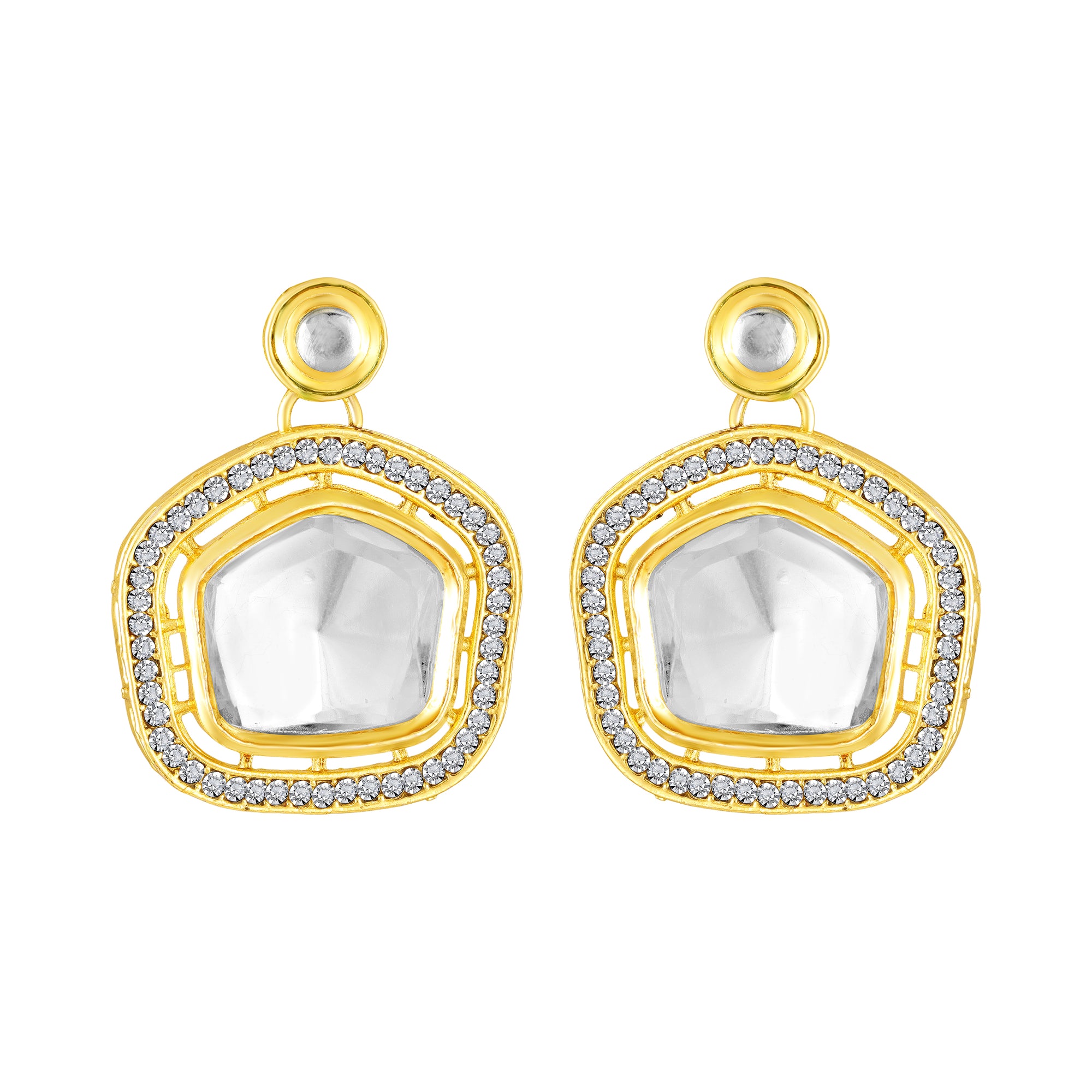 Traditional Kundan & Beaded Multicolor Pendant Necklace Set