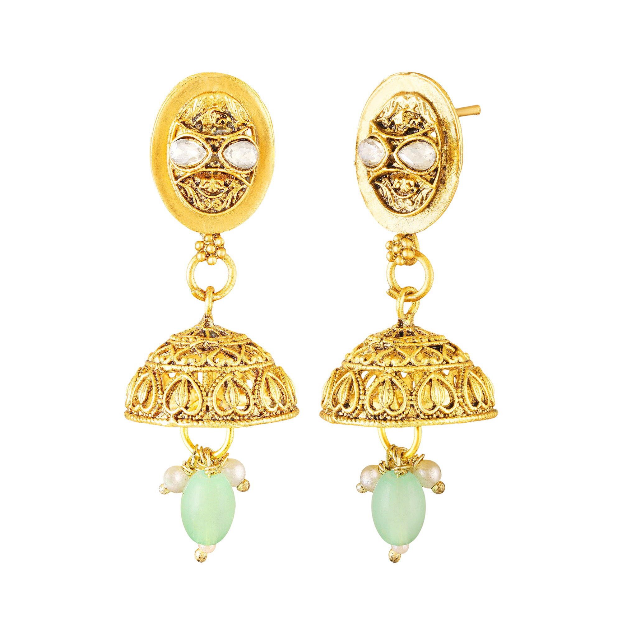 Traditional Choker Necklace Set with Earrings