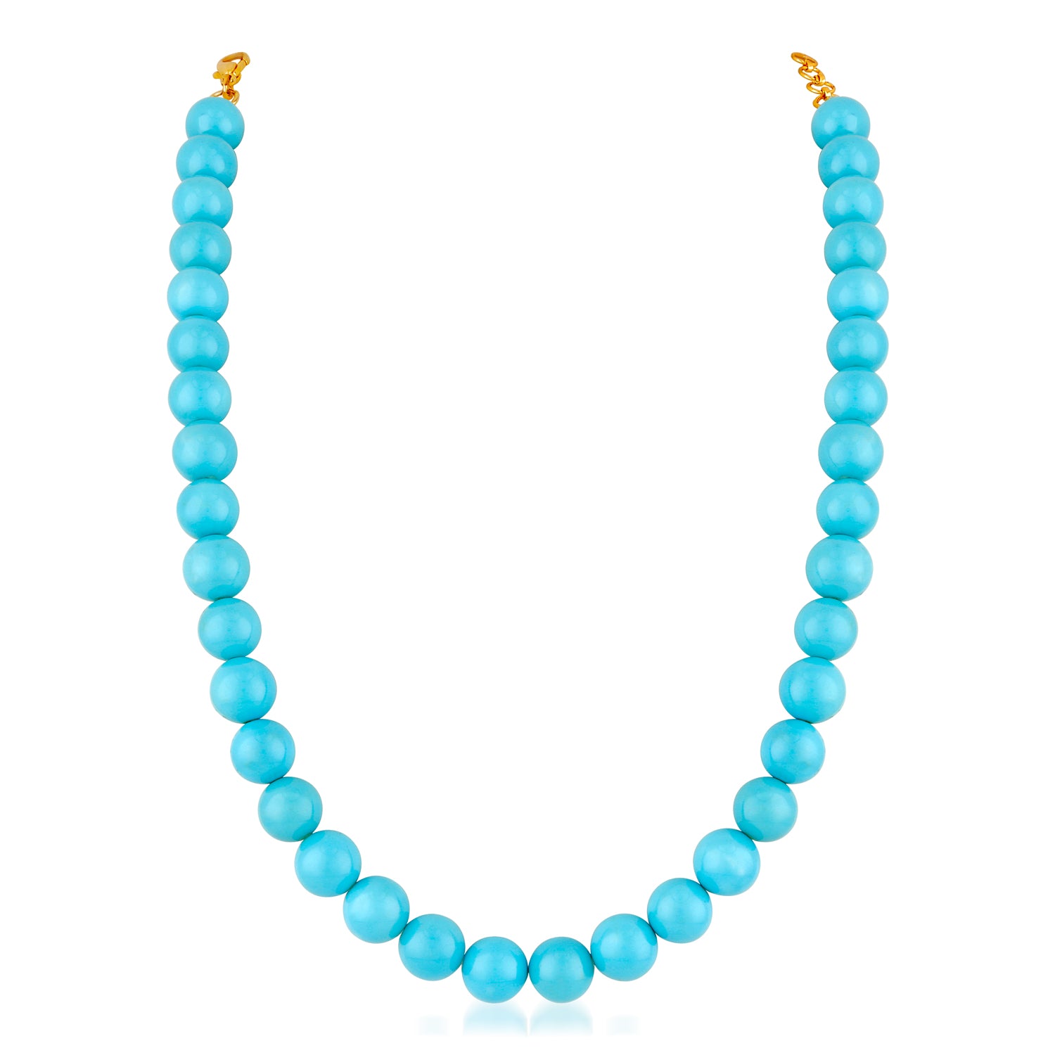 Graceful Blue Beads Necklace