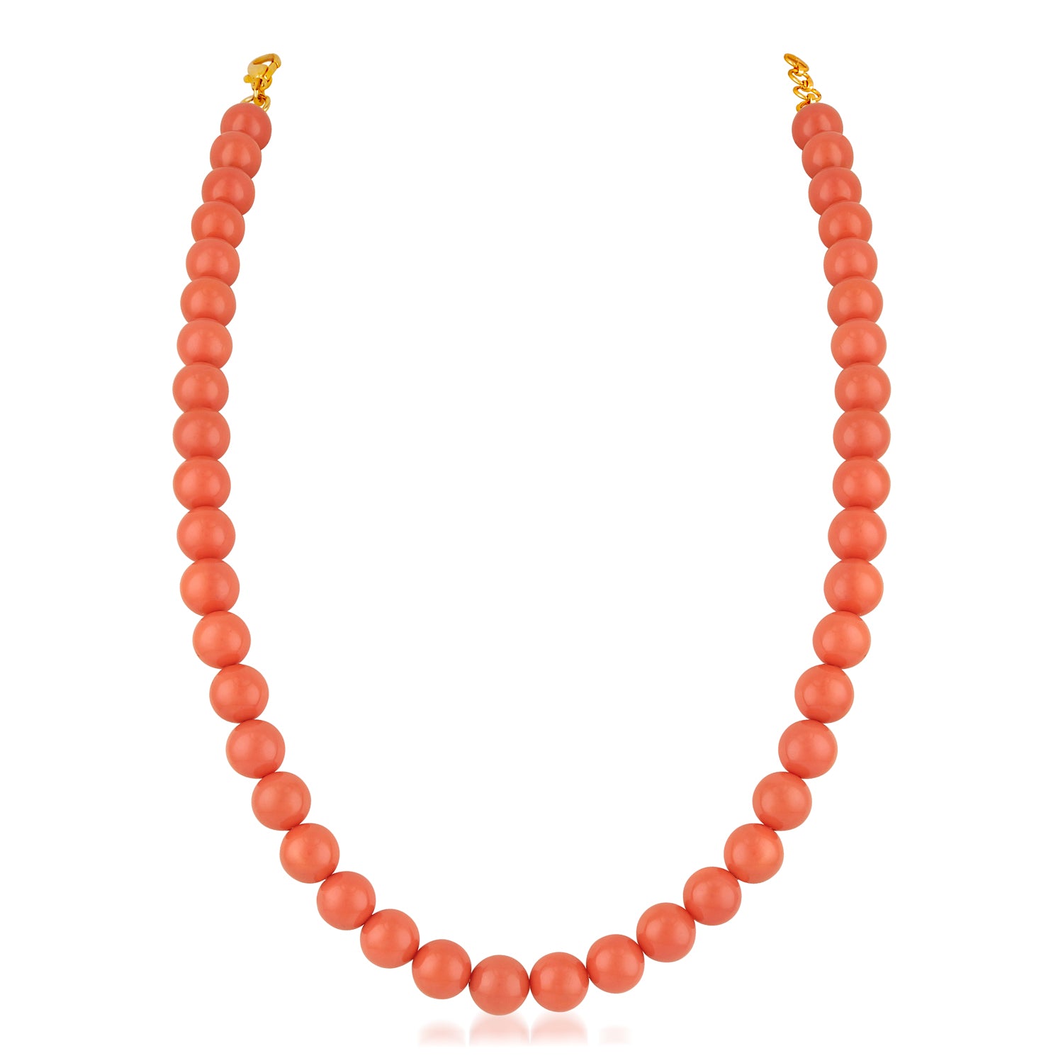 Enchanting Orange Beads Necklace