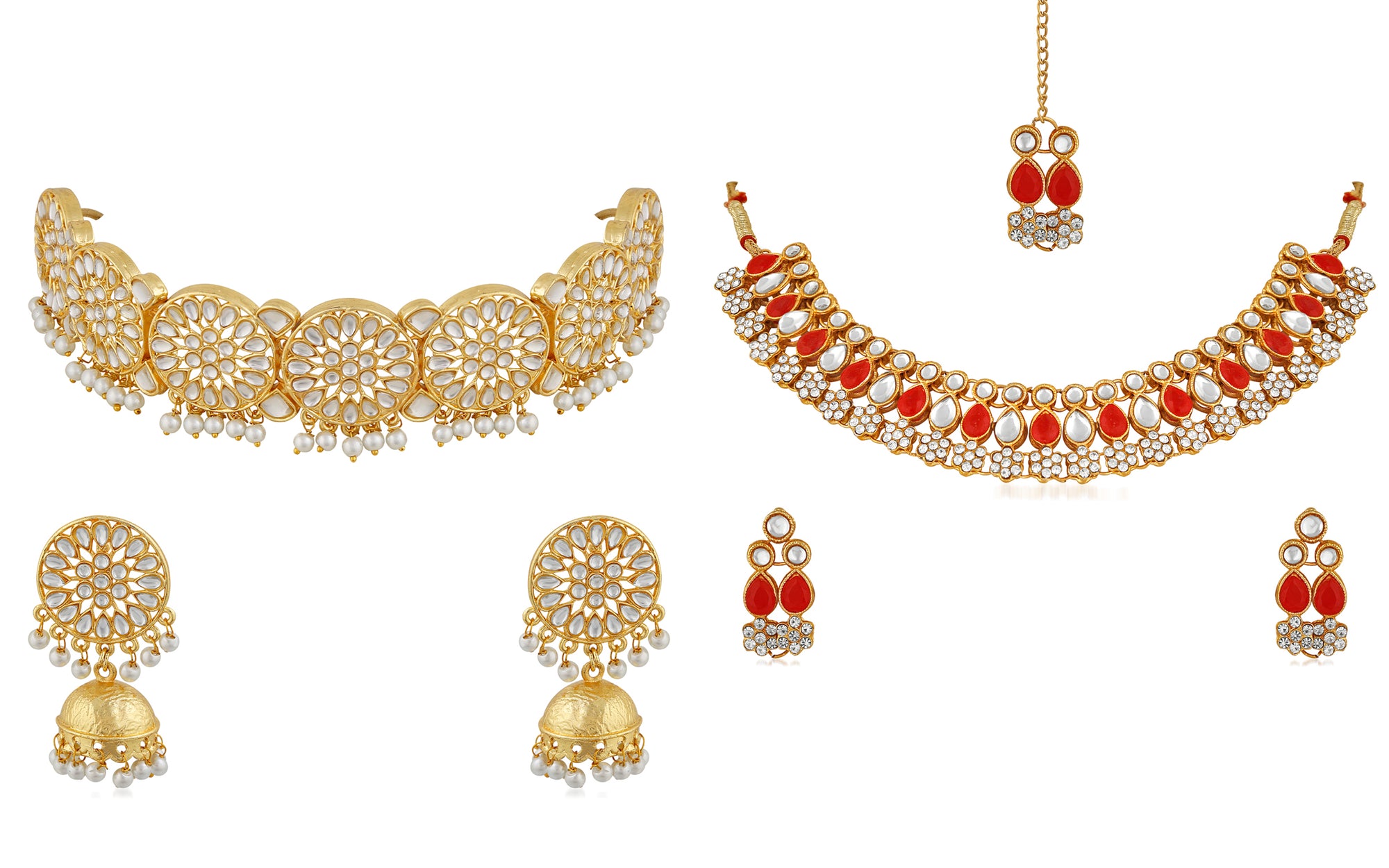 Combo of Traditional Jewelry Set