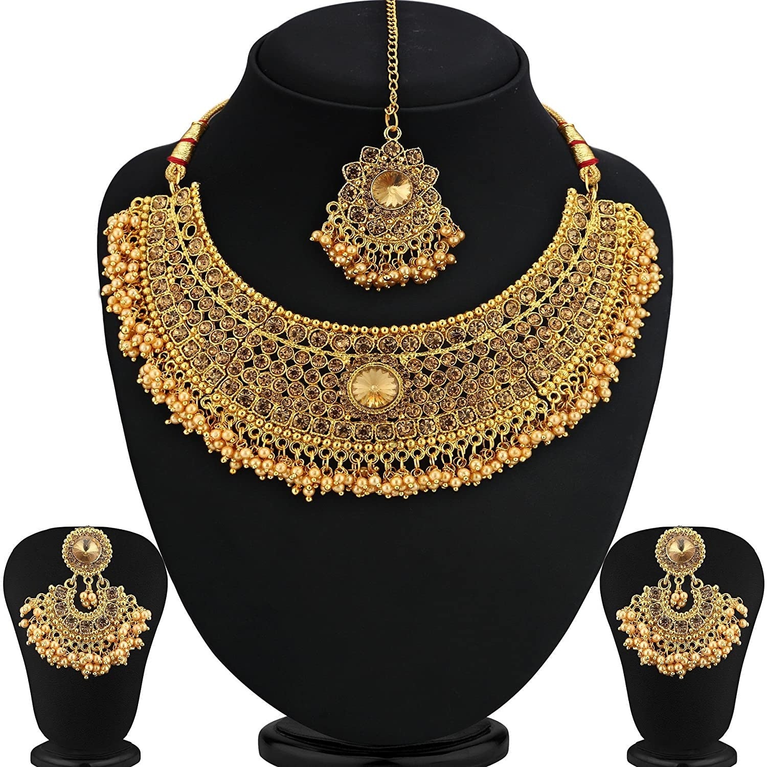 Traditional Kundan Necklace set Combo