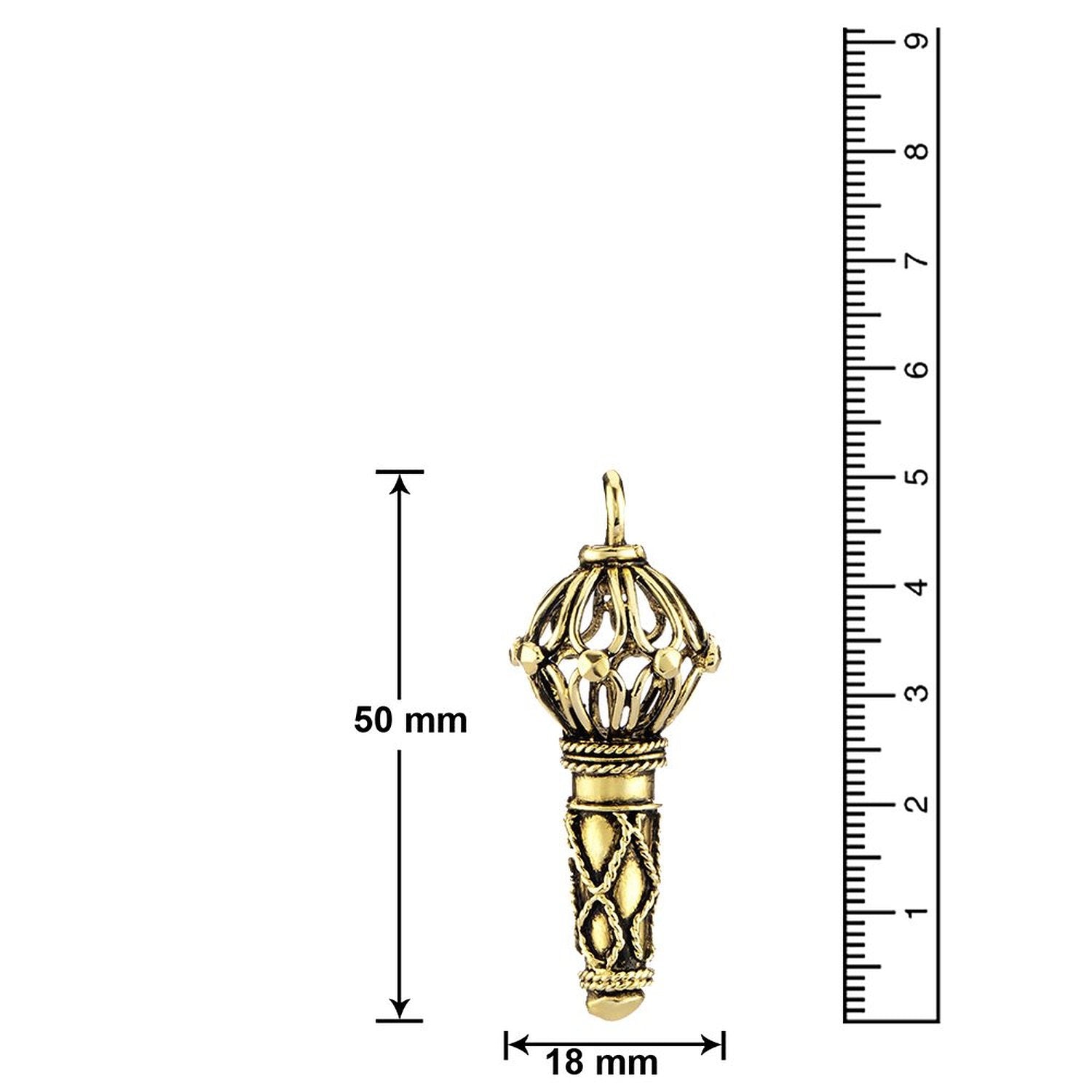 Lord Hanuman Gada Pendant